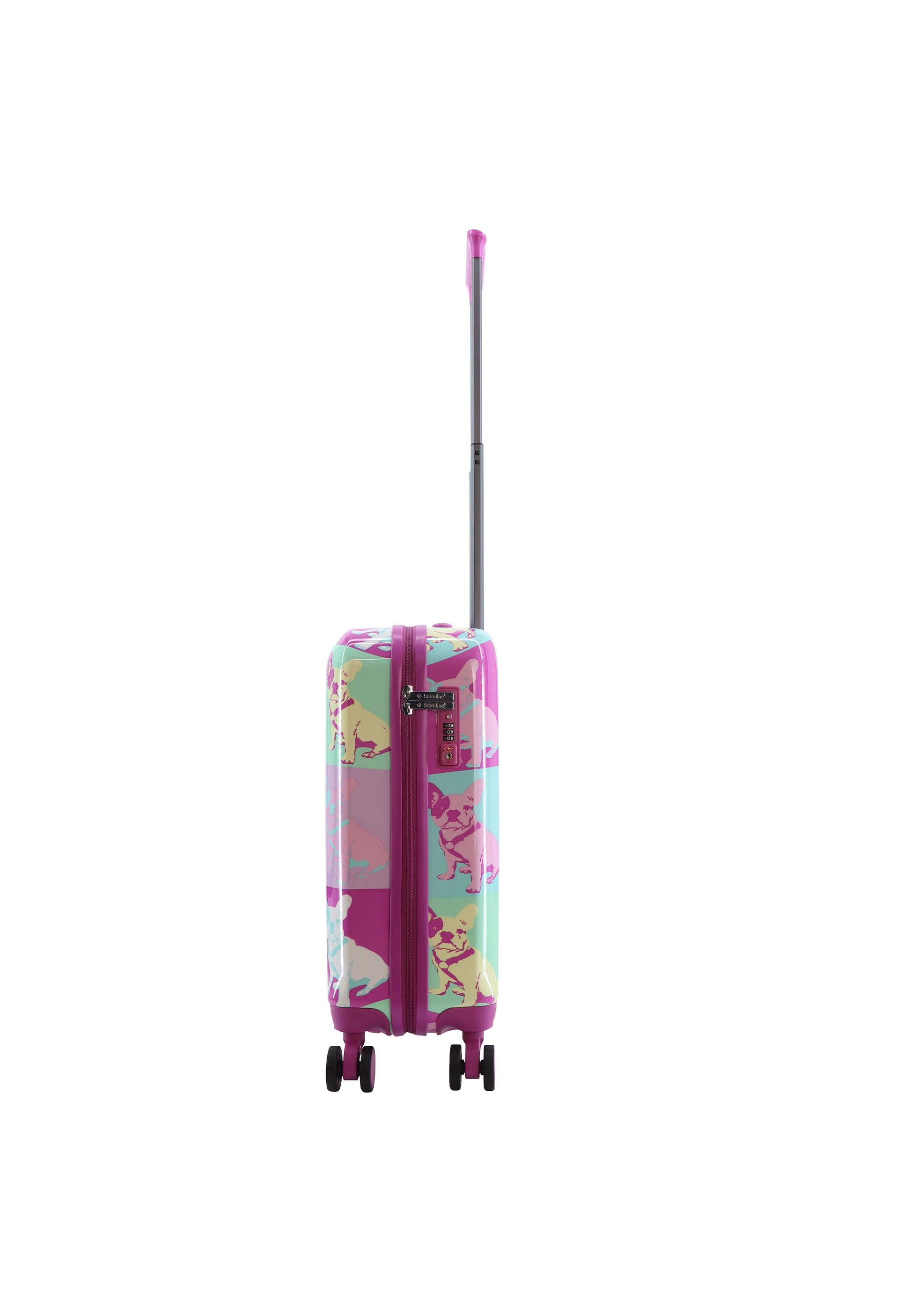 Saxoline Blue - Bulldog Emotion Handgepäck Hartschalenkoffer / Trolley / Reisekoffer - 55 cm - (Small)