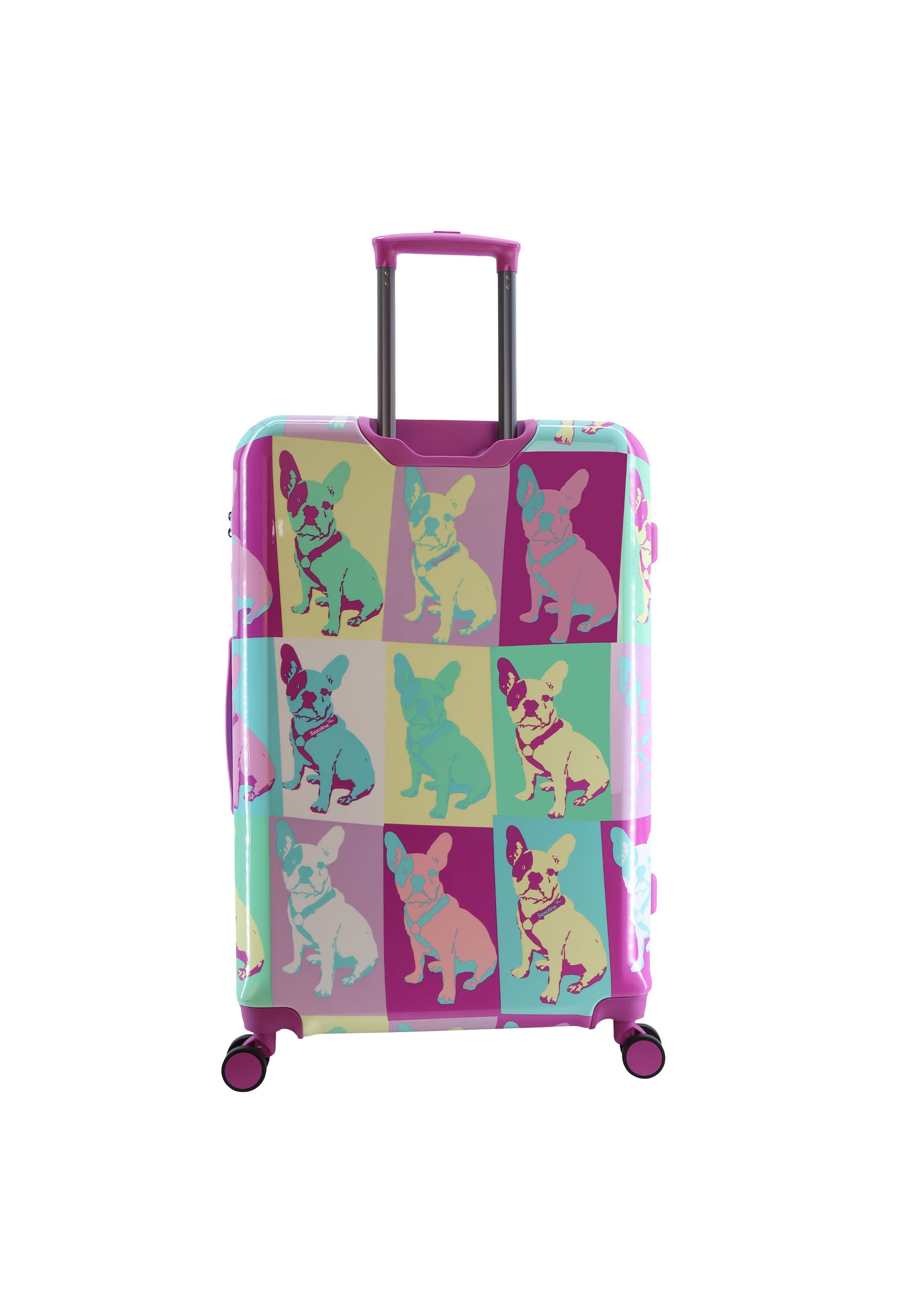 Saxoline Blue - Bulldog Emotion Hartschalenkoffer / Trolley / Reisekoffer - 77 cm - (Large)