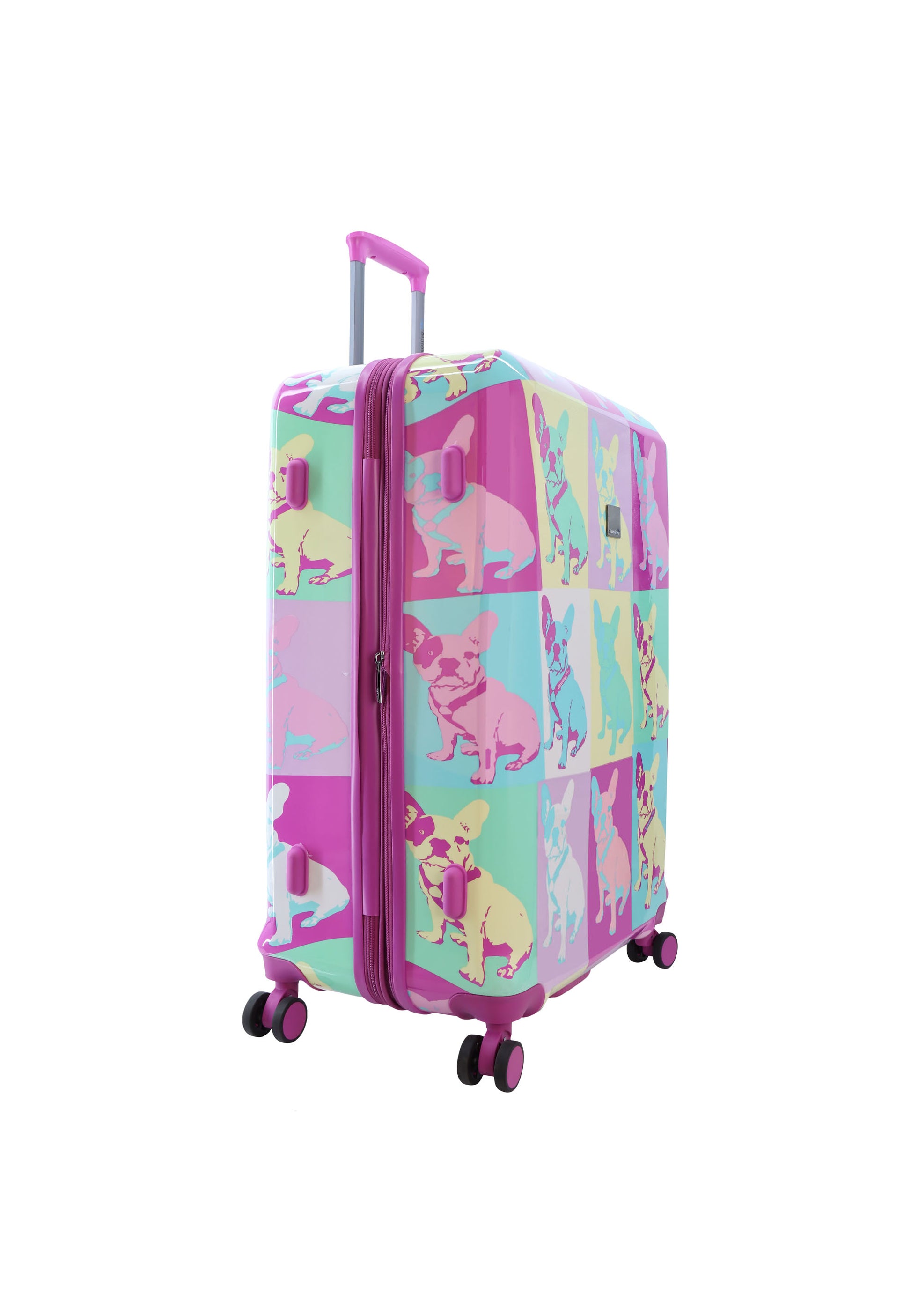Saxoline Blue - Bulldog Emotion Hartschalenkoffer / Trolley / Reisekoffer - 77 cm - (Large)