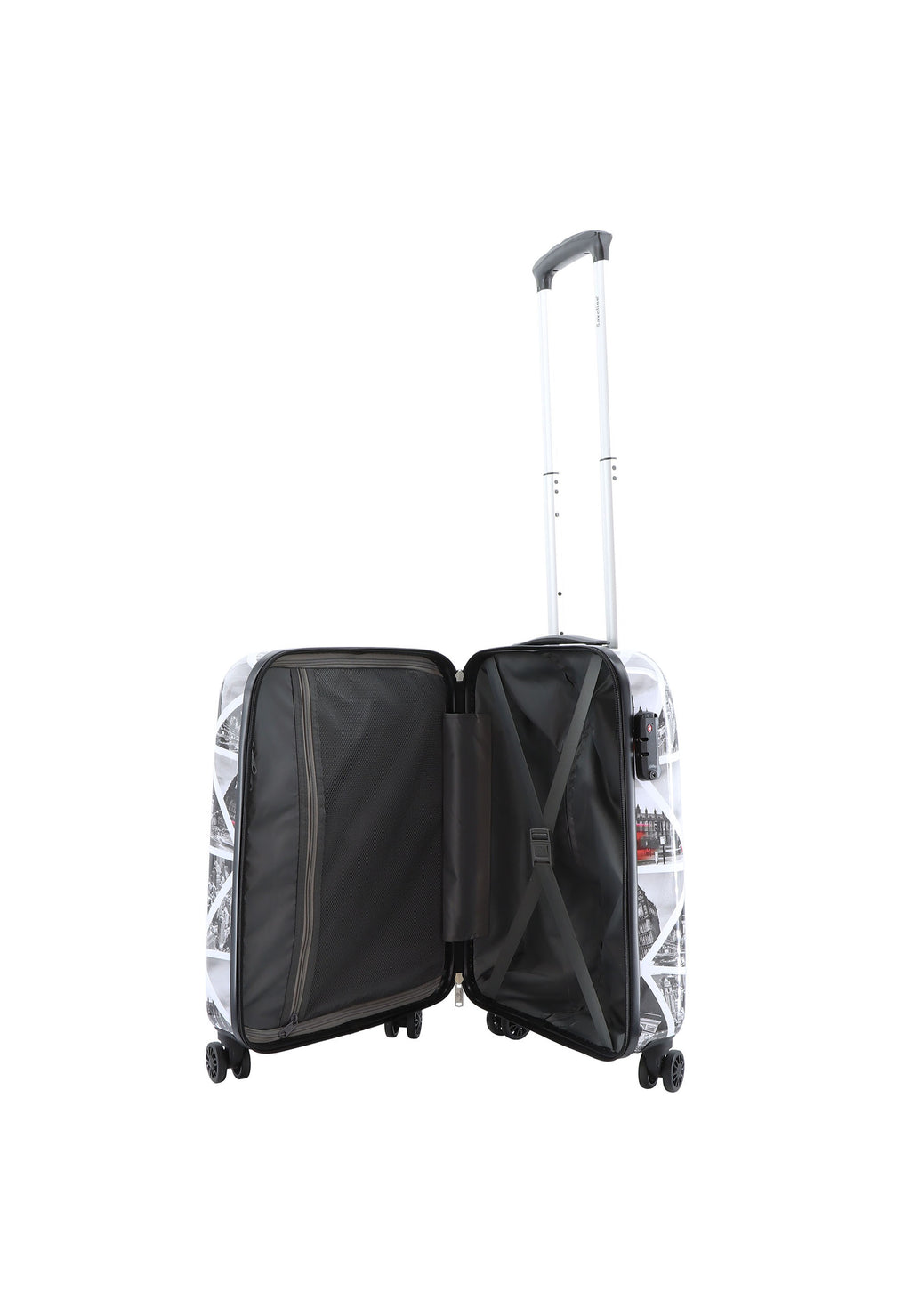 Saxoline - City Handgepäck Hartschalenkoffer / Trolley / Reisekoffer - 54 cm - (Small)