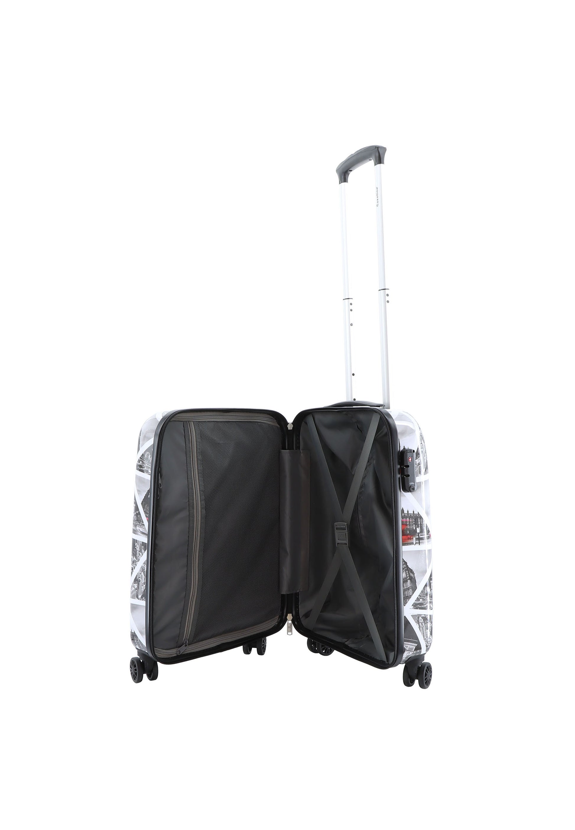 Saxoline - City Handgepäck Hartschalenkoffer / Trolley / Reisekoffer - 54 cm - (Small)