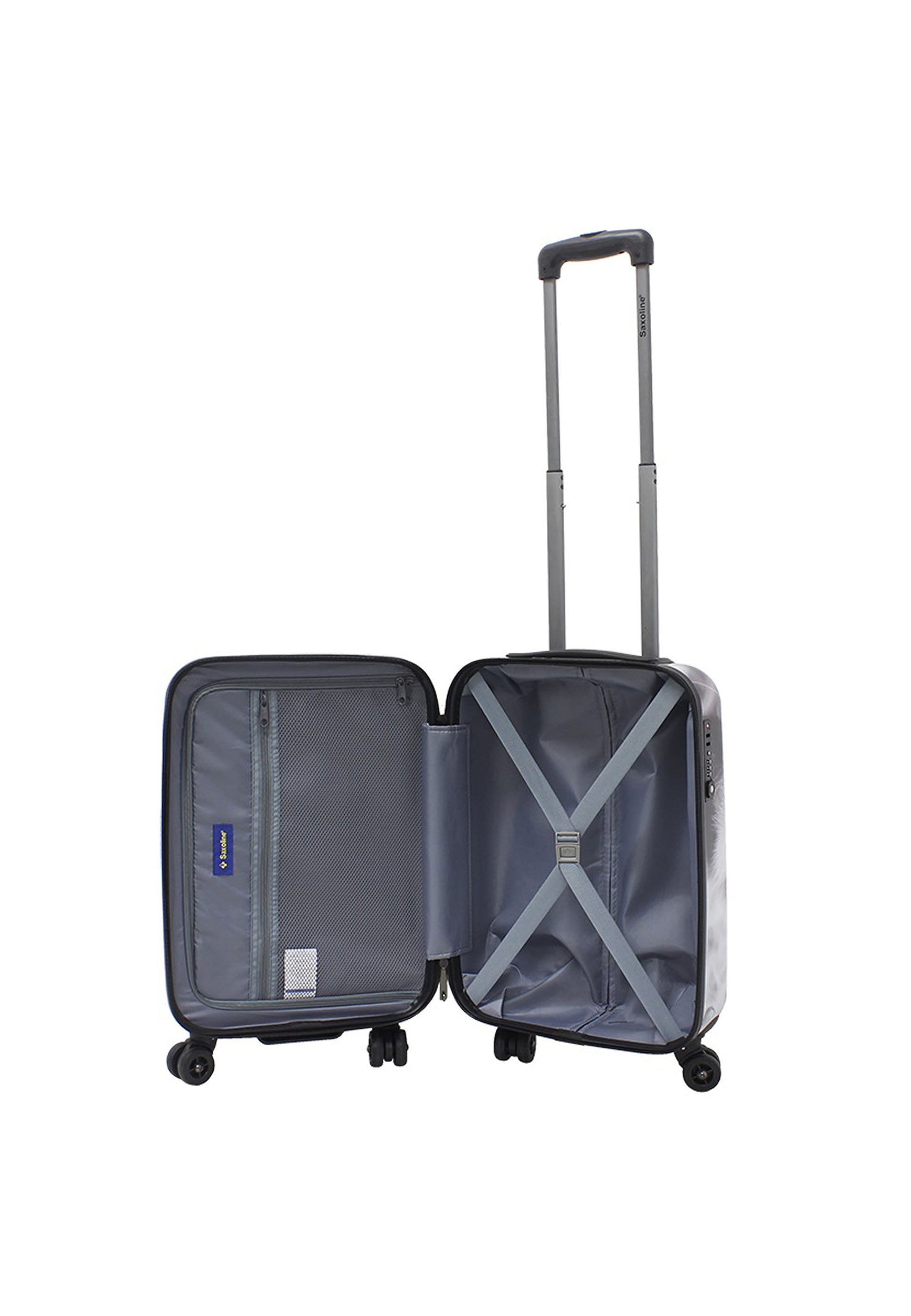 Saxoline - Katzen Handgepäck Hartschalenkoffer / Trolley / Reisekoffer - 54 cm - (Small)