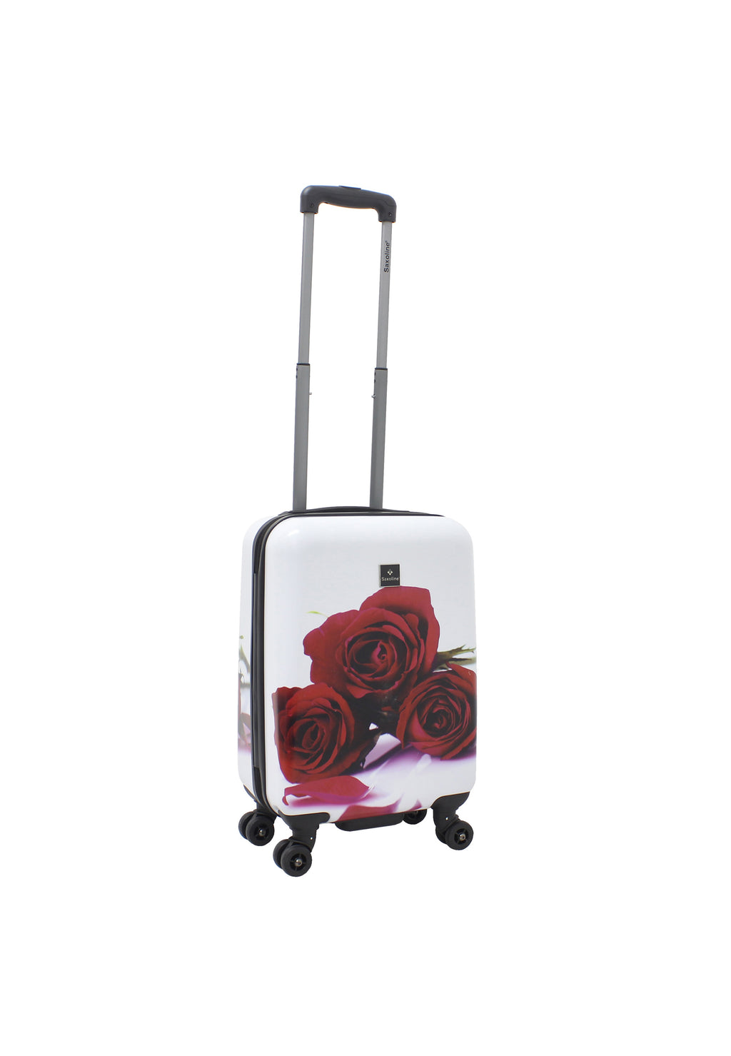 Saxoline - Rosenmotiv Handgepäck Hartschalenkoffer / Trolley / Reisekoffer - 54 cm - (Small)
