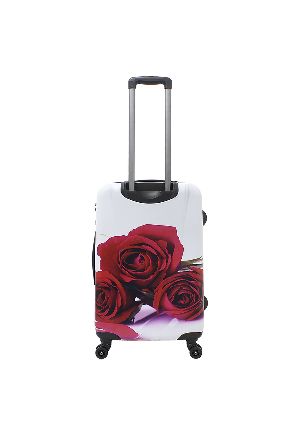 Saxoline - Rosenmotiv Hartschalenkoffer / Trolley / Reisekoffer - 67 cm - (Medium)