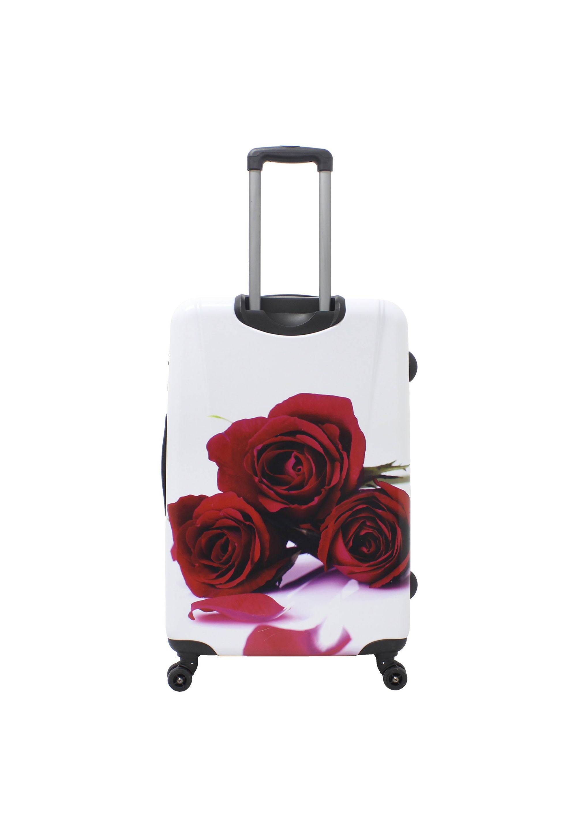 Saxoline - Rosenmotiv Hartschalen-Kofferset / Trolley-Set / Reisekofferset - (S/M/L)