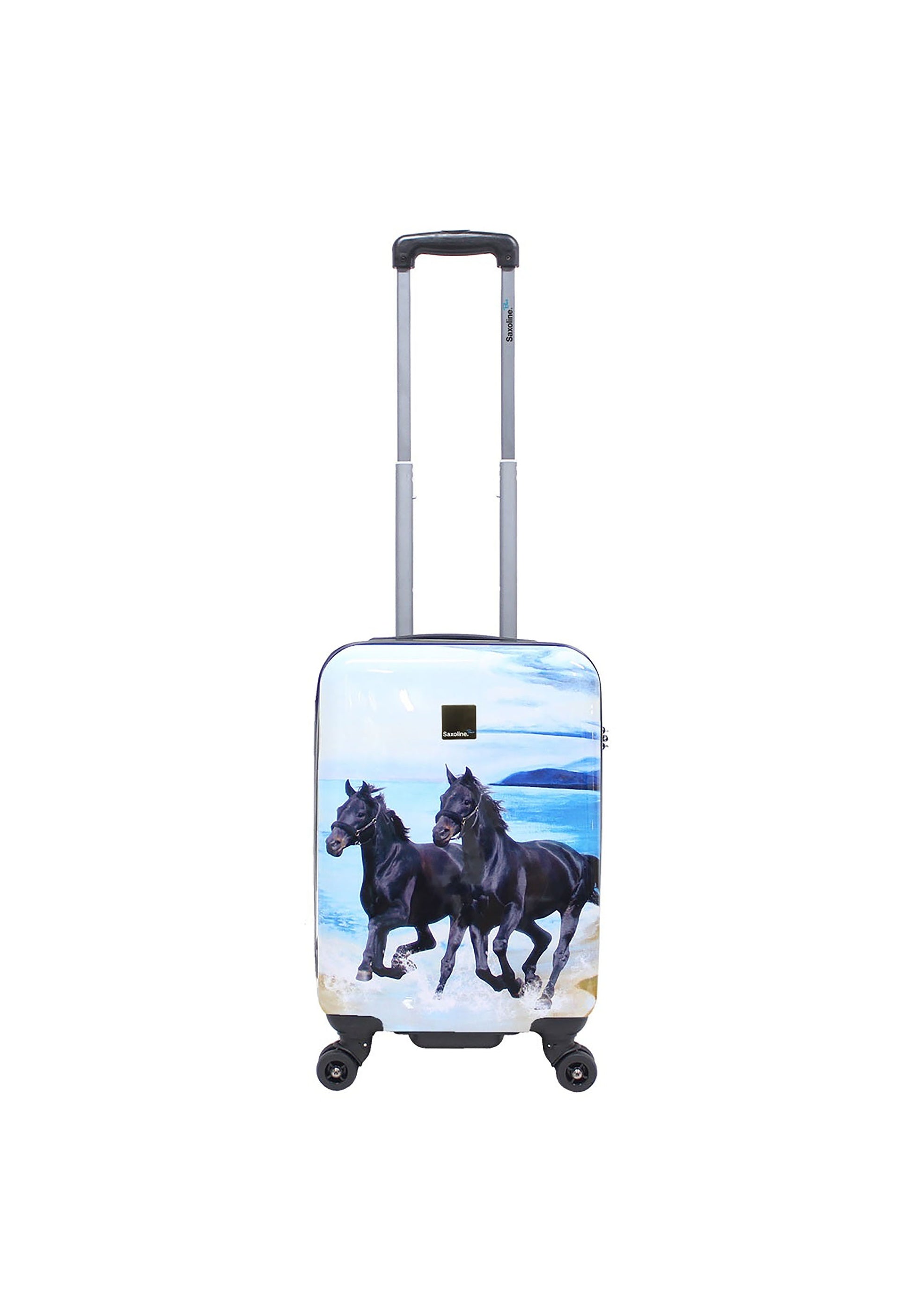 Saxoline - Pferdemotiv Handgepäck Hartschalenkoffer / Trolley / Reisekoffer - 54 cm - (Small)