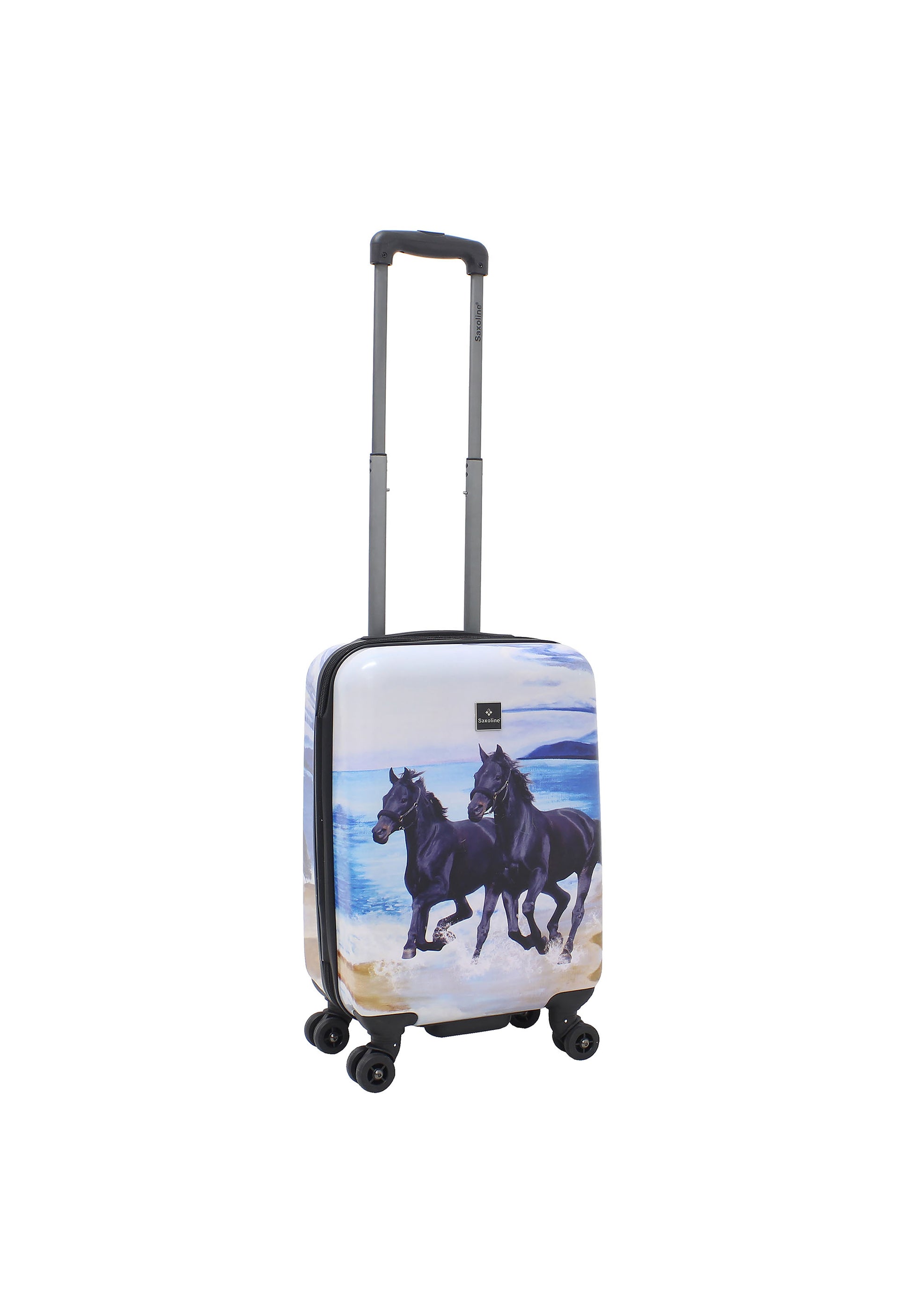 Saxoline - Pferdemotiv Handgepäck Hartschalenkoffer / Trolley / Reisekoffer - 54 cm - (Small)