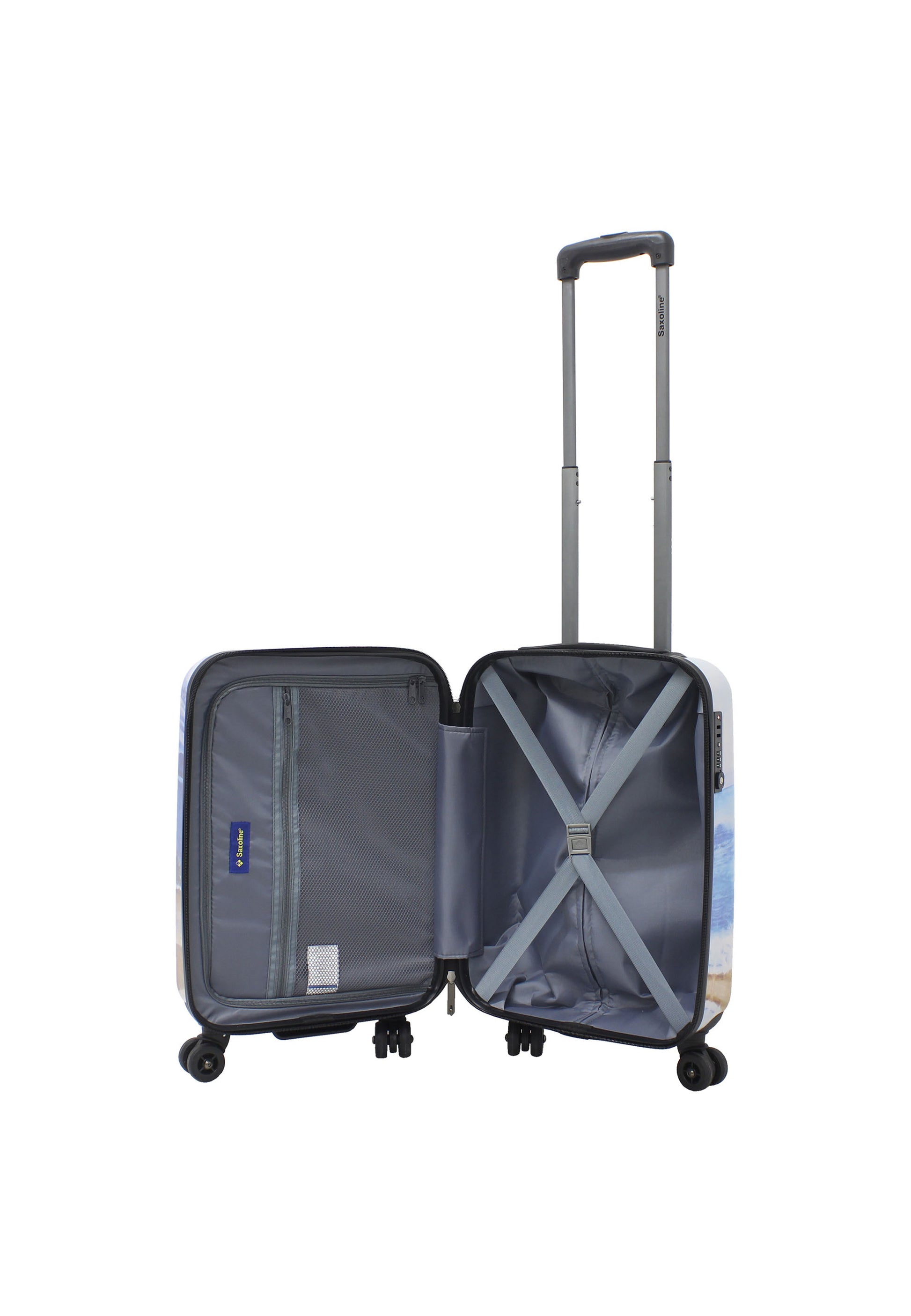 Saxoline - Pferdemotiv Handgepäck Hartschalenkoffer / Trolley / Reisekoffer - 54 cm - (Small)