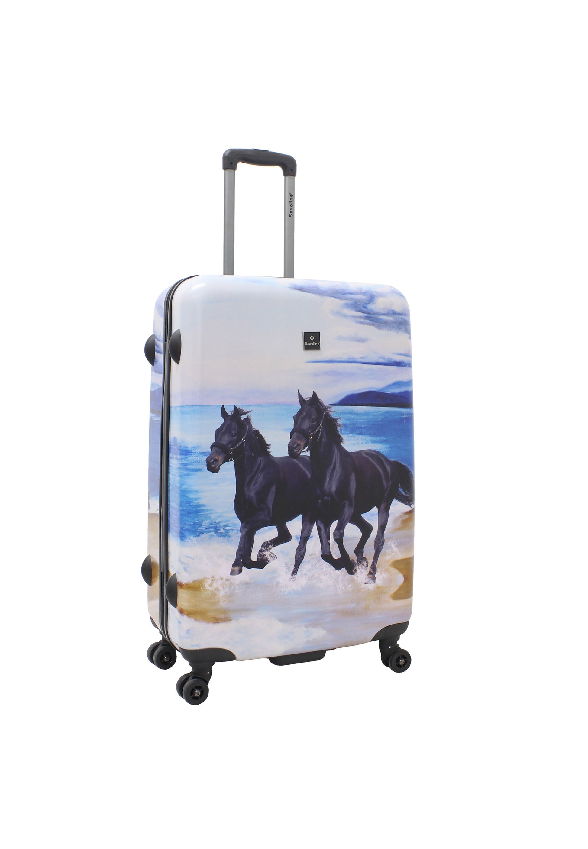 Saxoline - Pferdemotiv Hartschalenkoffer / Trolley / Reisekoffer - 78 cm - (Large)