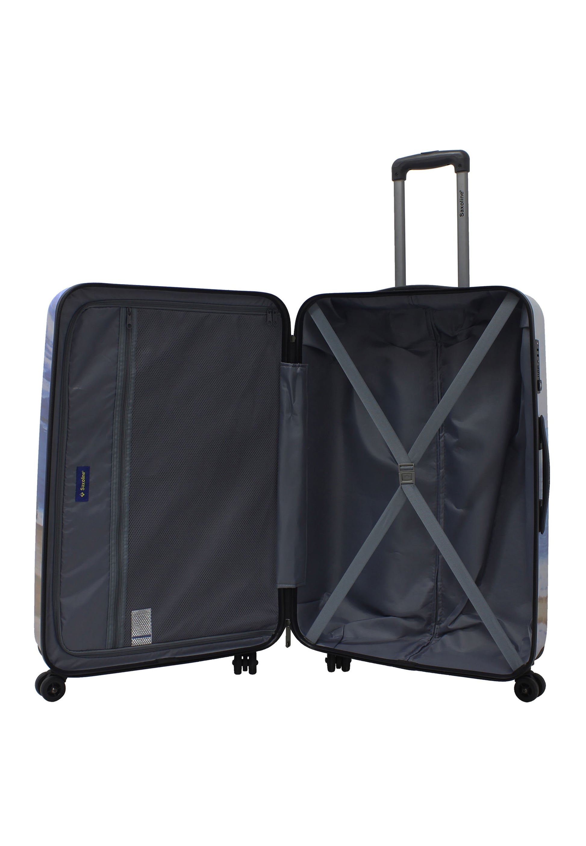 Saxoline - Pferdemotiv Hartschalenkoffer / Trolley / Reisekoffer - 78 cm - (Large)