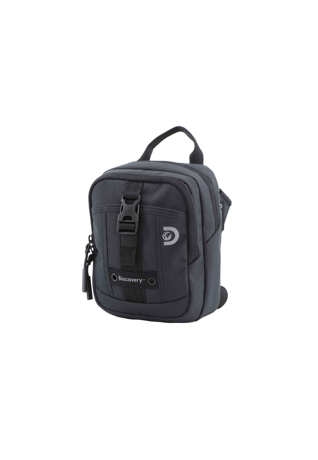 Discovery - Shield Schultertasche / Umhängetasche - 4L - Schwarz