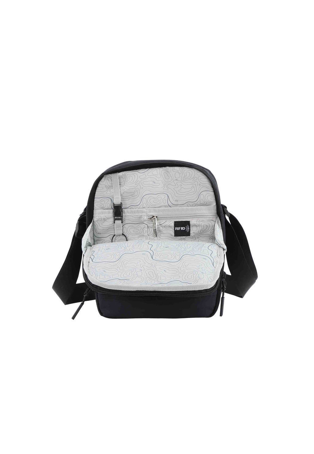 Discovery - Shield Schultertasche / Umhängetasche - 7L - Schwarz