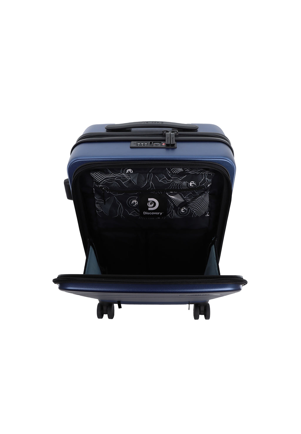 Discovery - Patrol Handgepäck Hartschalenkoffer / Trolley / Reisekoffer - 56 cm - (Small) - Blau