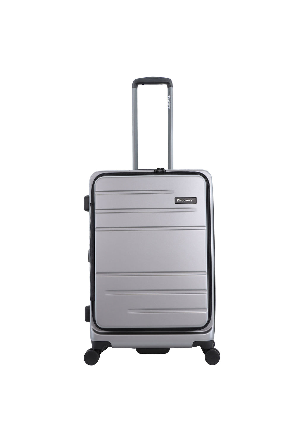 Discovery - Patrol Hartschalenkoffer / Trolley / Reisekoffer - 67 cm - (Medium) - Silber