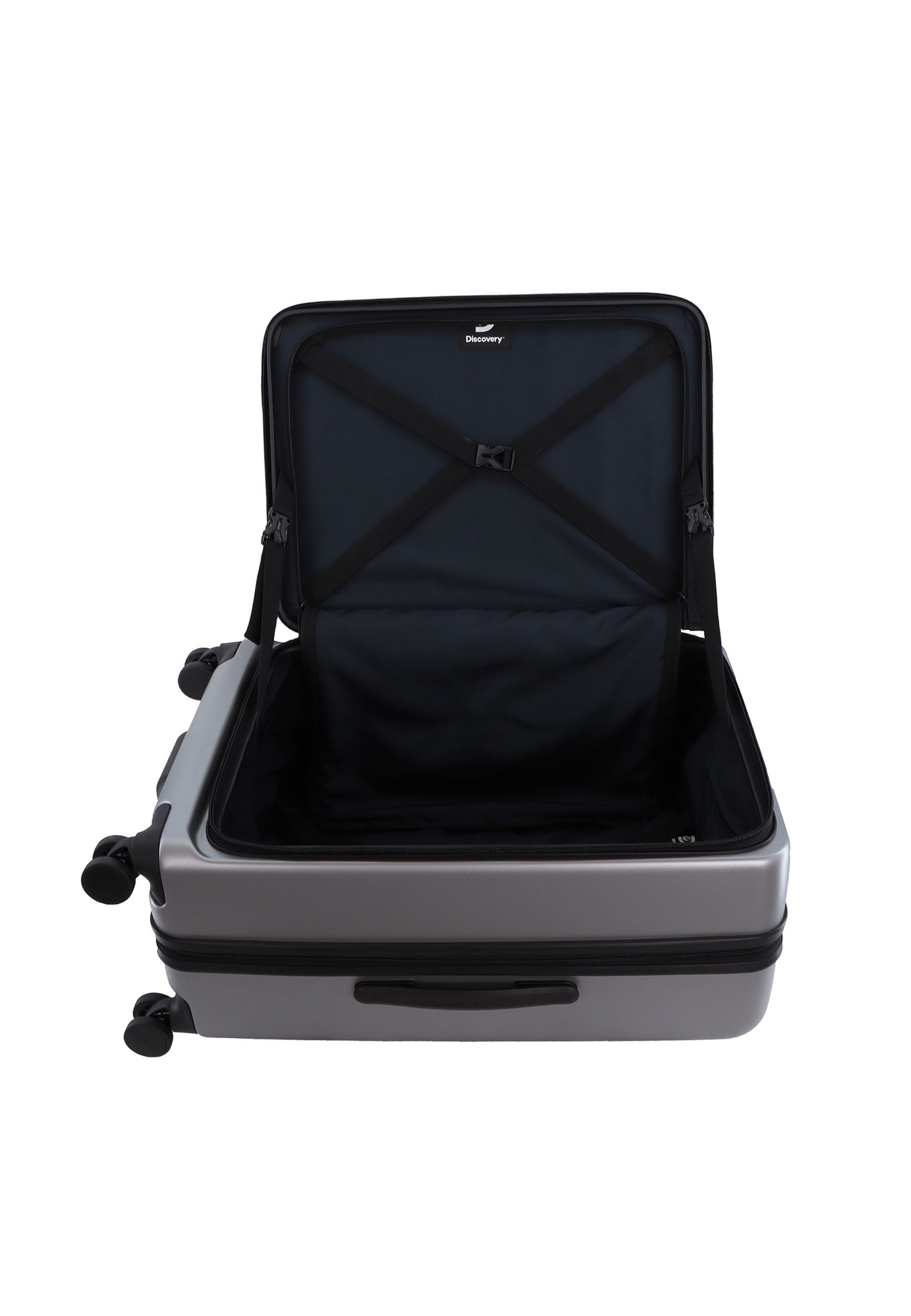 Discovery - Patrol Hartschalenkoffer / Trolley / Reisekoffer - 67 cm - (Medium) - Silber