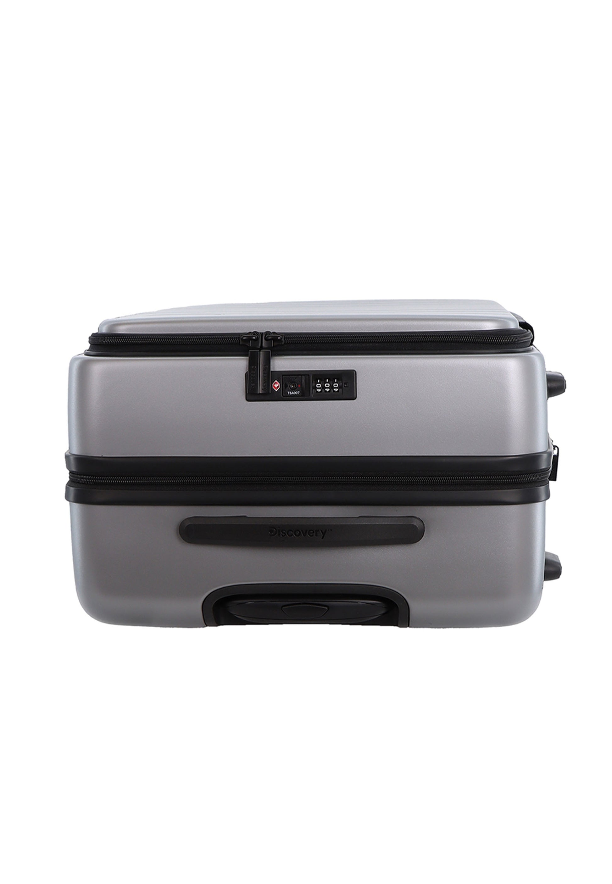 Discovery - Patrol Hartschalenkoffer / Trolley / Reisekoffer - 67 cm - (Medium) - Silber