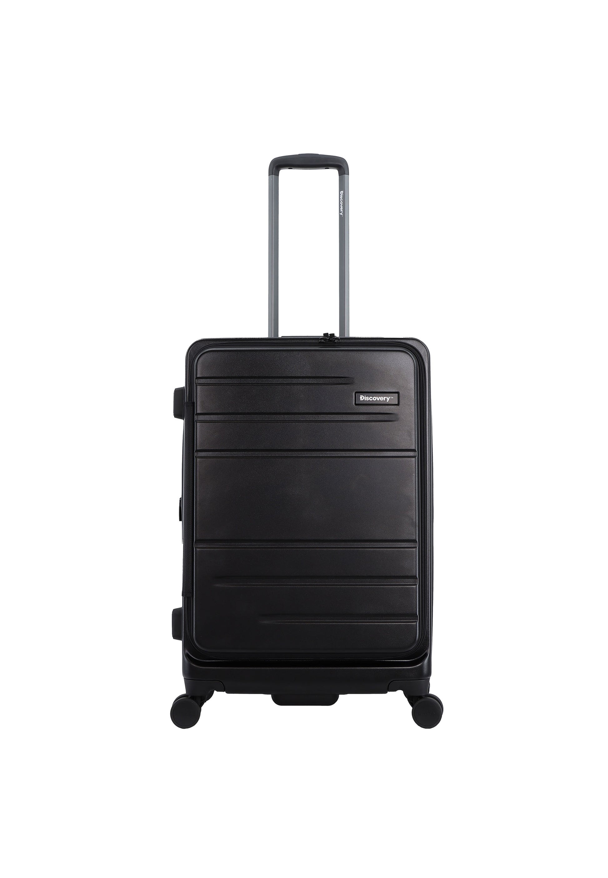Discovery - Patrol Hartschalen-Kofferset / Trolley-Set / Reisekofferset - (S/M/L) - Schwarz