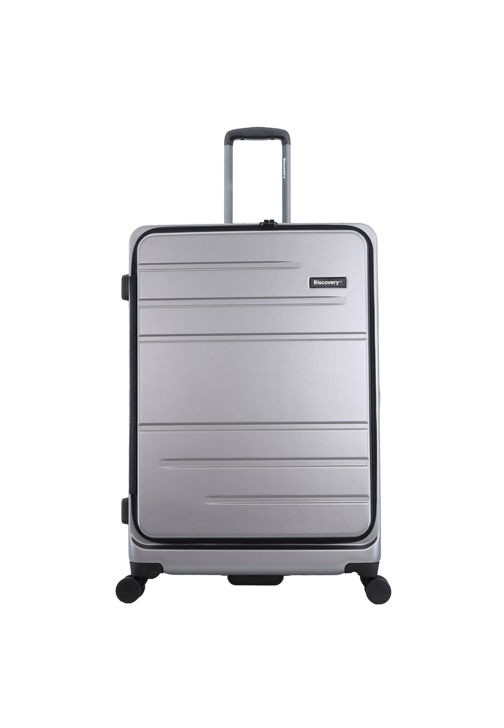 Discovery - Patrol Hartschalen-Kofferset / Trolley-Set / Reisekofferset - (S/M/L) - Silber