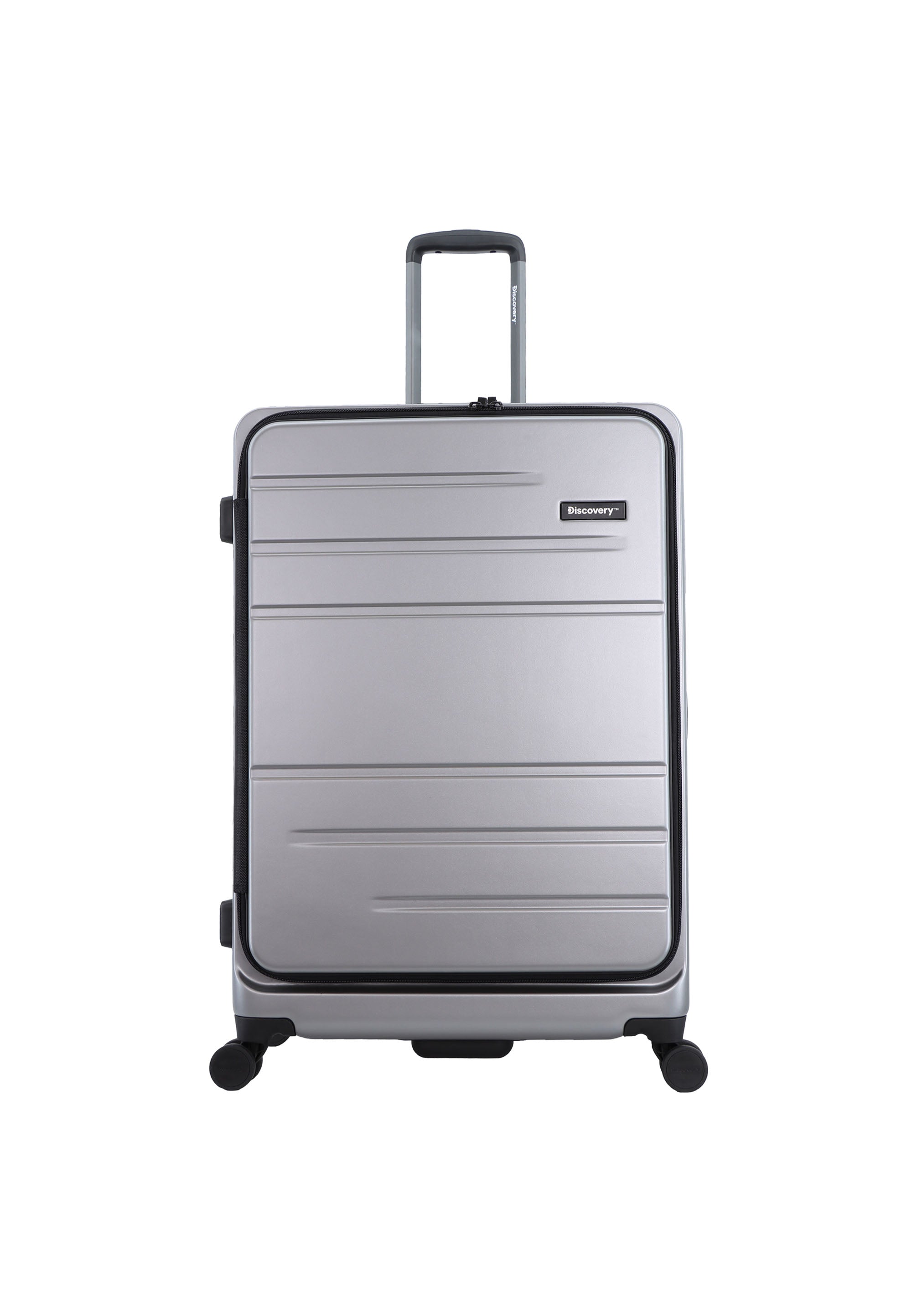 Discovery - Patrol Hartschalenkoffer / Trolley / Reisekoffer - 78 cm - (Large) - Silber