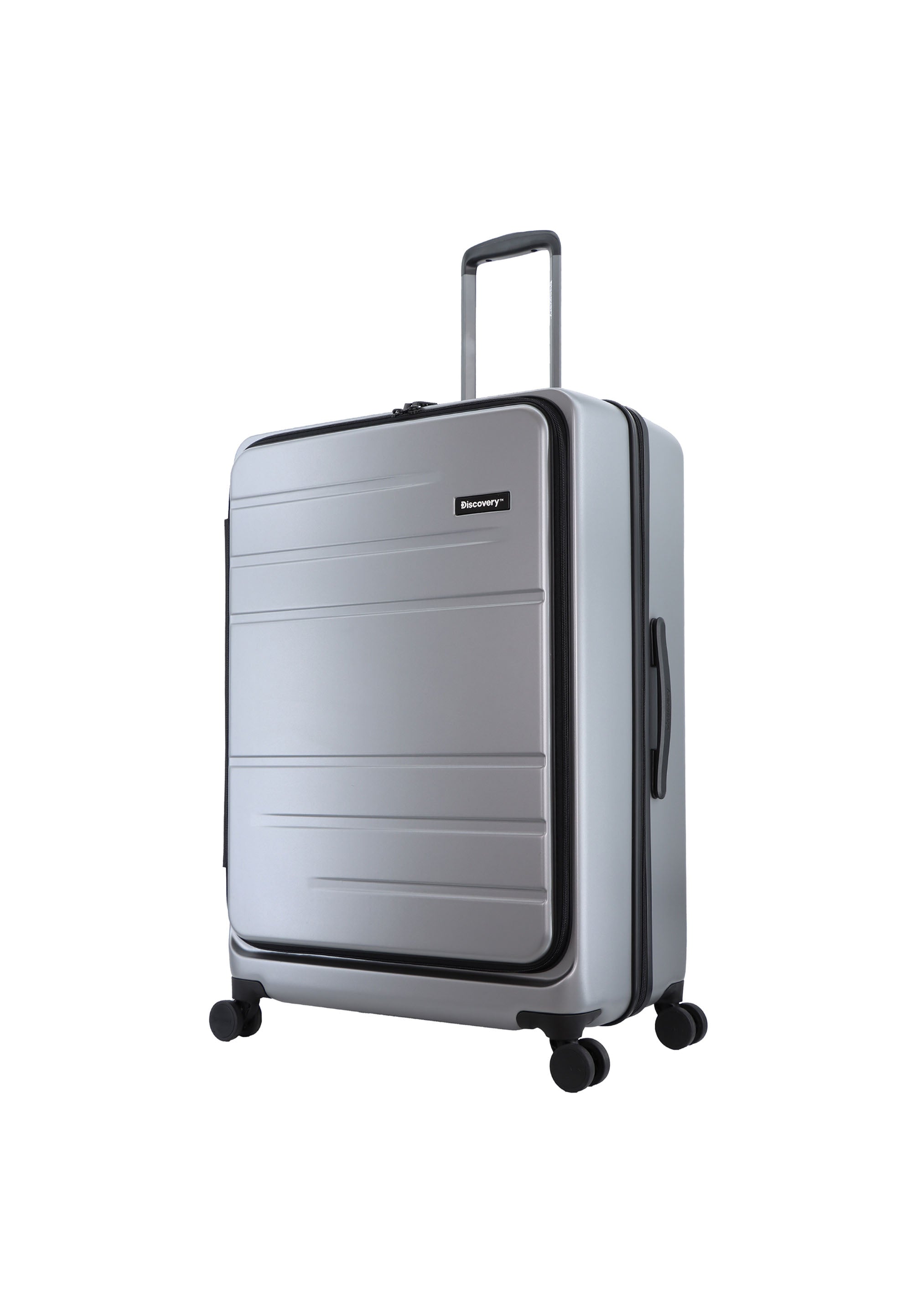 Discovery - Patrol Hartschalenkoffer / Trolley / Reisekoffer - 78 cm - (Large) - Silber