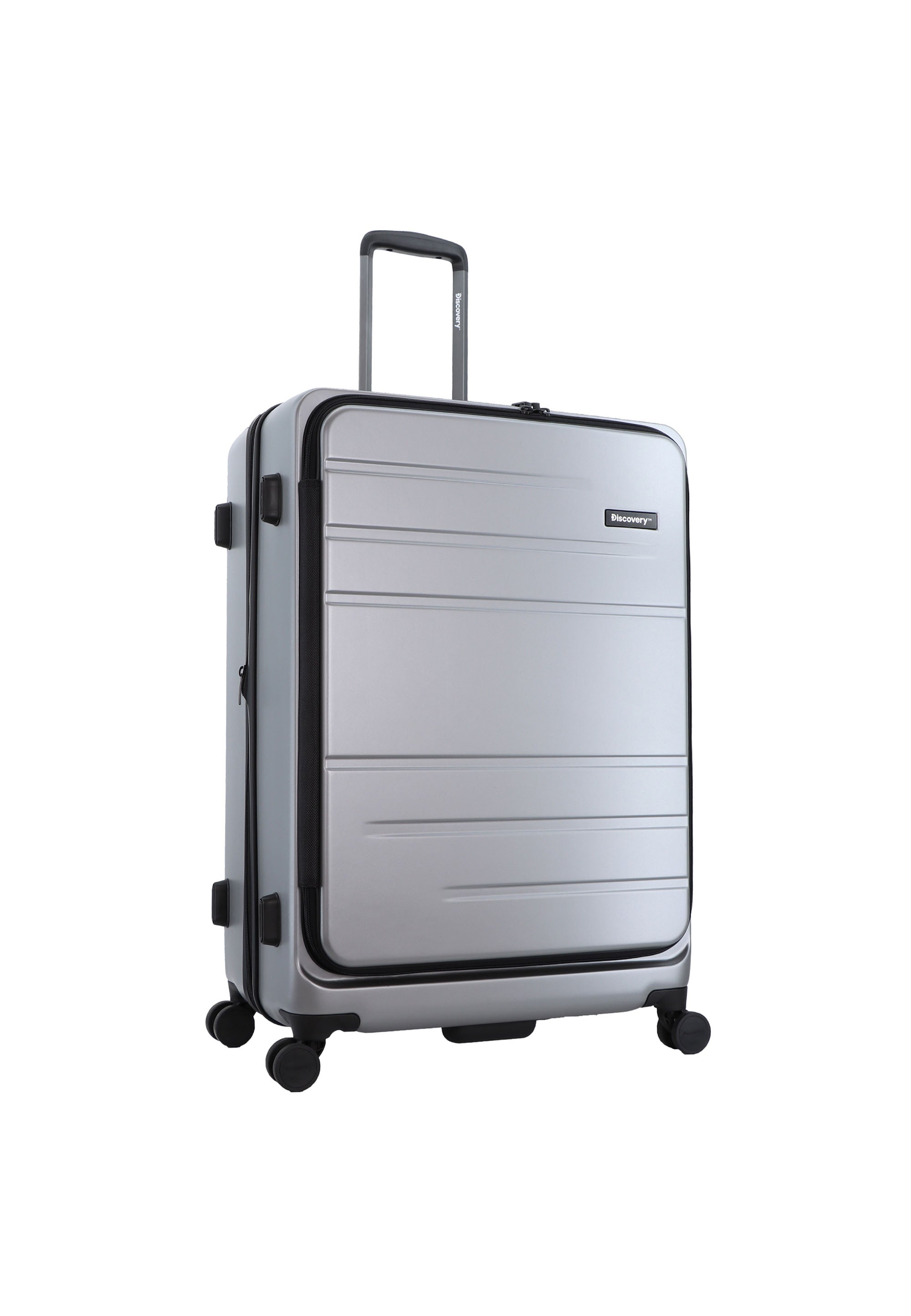 Discovery - Patrol Hartschalenkoffer / Trolley / Reisekoffer - 78 cm - (Large) - Silber