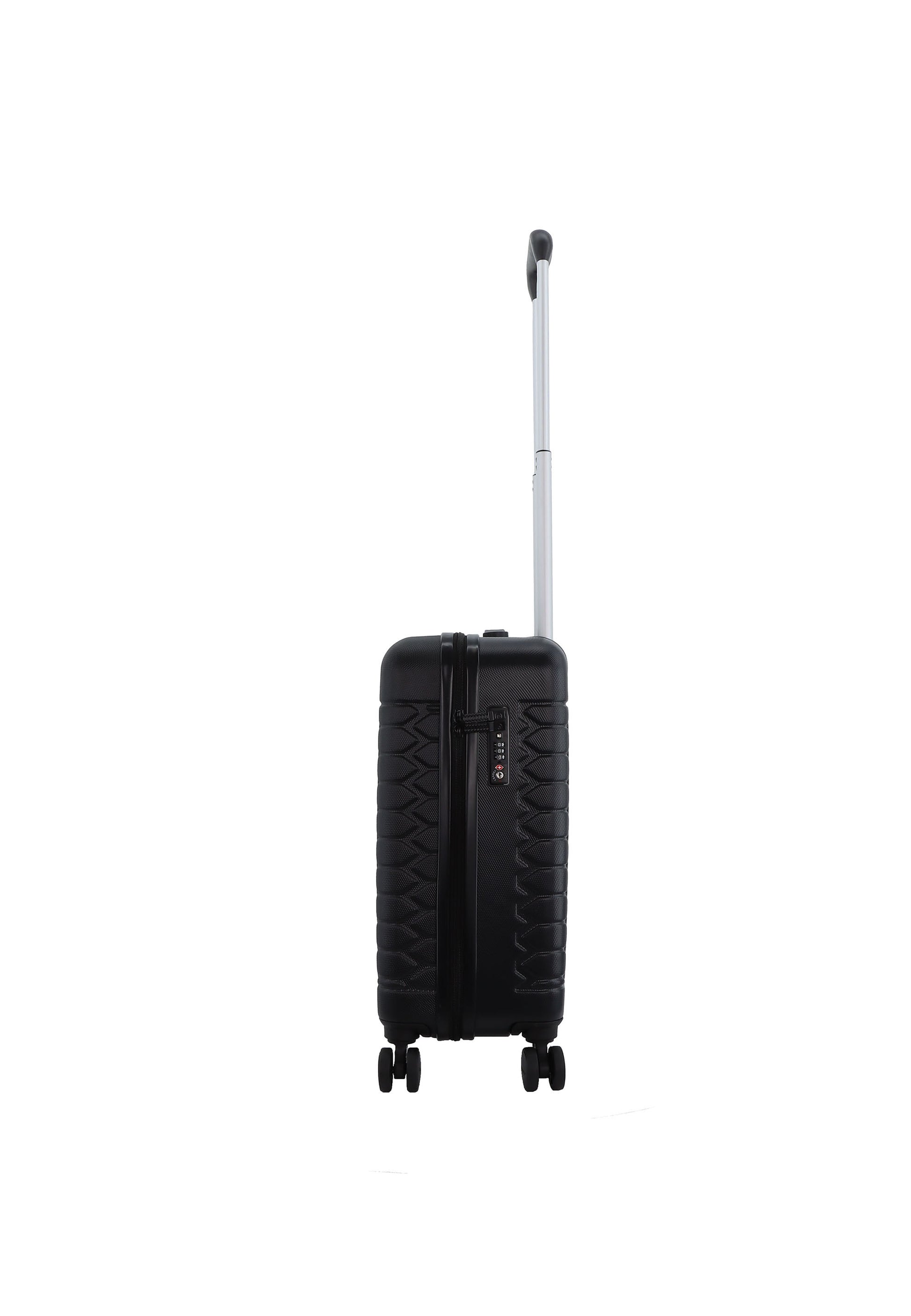 Discovery - Reptile Handgepäck Hartschalenkoffer / Trolley / Reisekoffer - 55 cm - (Small) - Schwarz