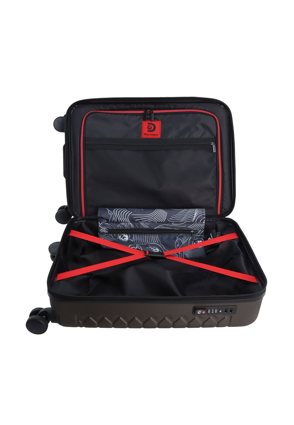 Discovery - Reptile Handgepäck Hartschalenkoffer / Trolley / Reisekoffer - 55 cm - (Small) - Khaki