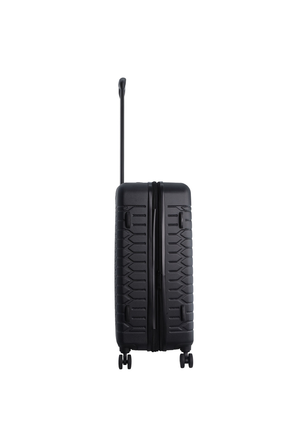 Discovery - Reptile Hartschalenkoffer / Trolley / Reisekoffer - 67 cm - (Medium) - Schwarz