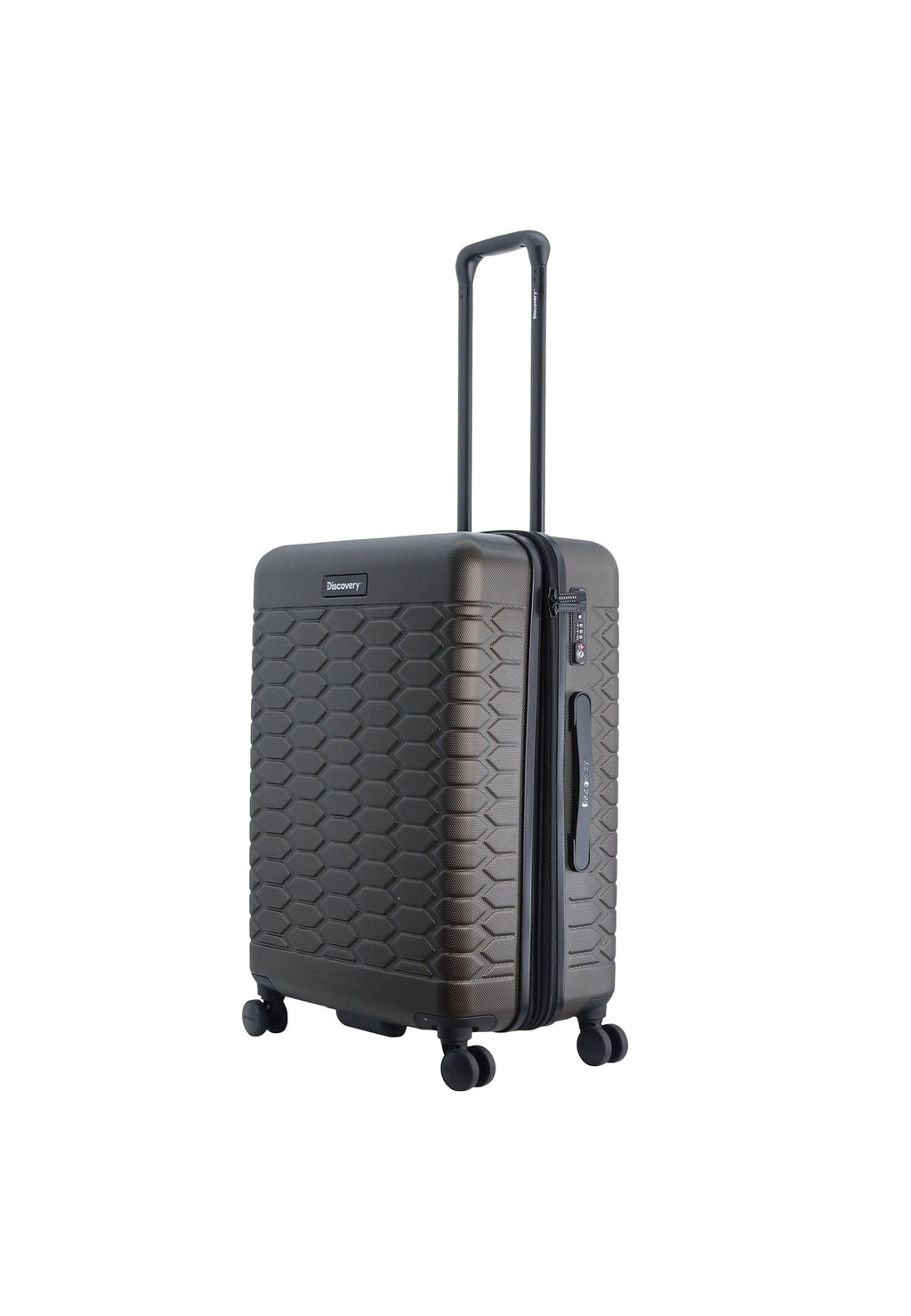 Discovery - Reptile Hartschalenkoffer / Trolley / Reisekoffer - 67 cm - (Medium) - Khaki