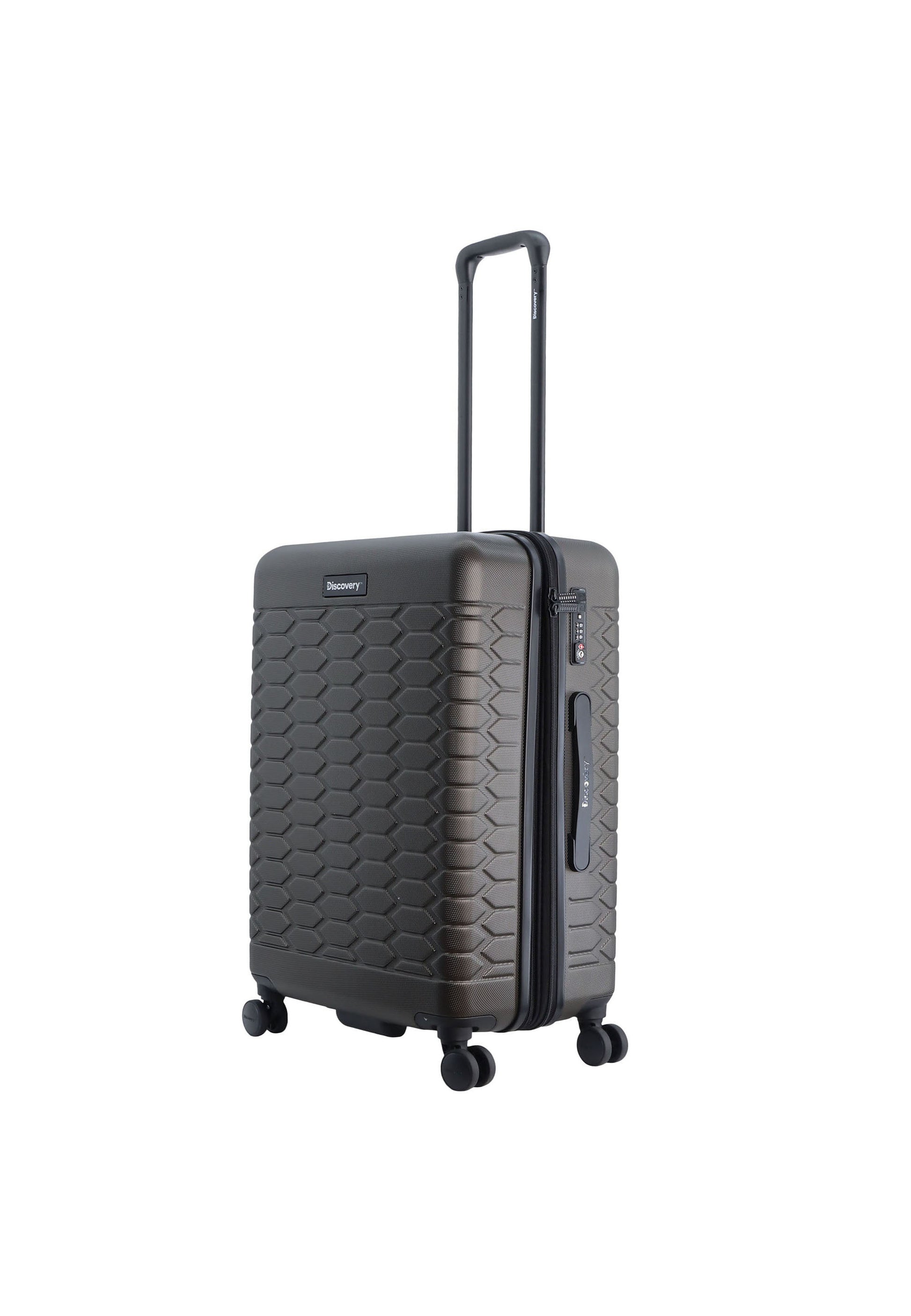 Discovery - Reptile Hartschalenkoffer / Trolley / Reisekoffer - 67 cm - (Medium) - Khaki