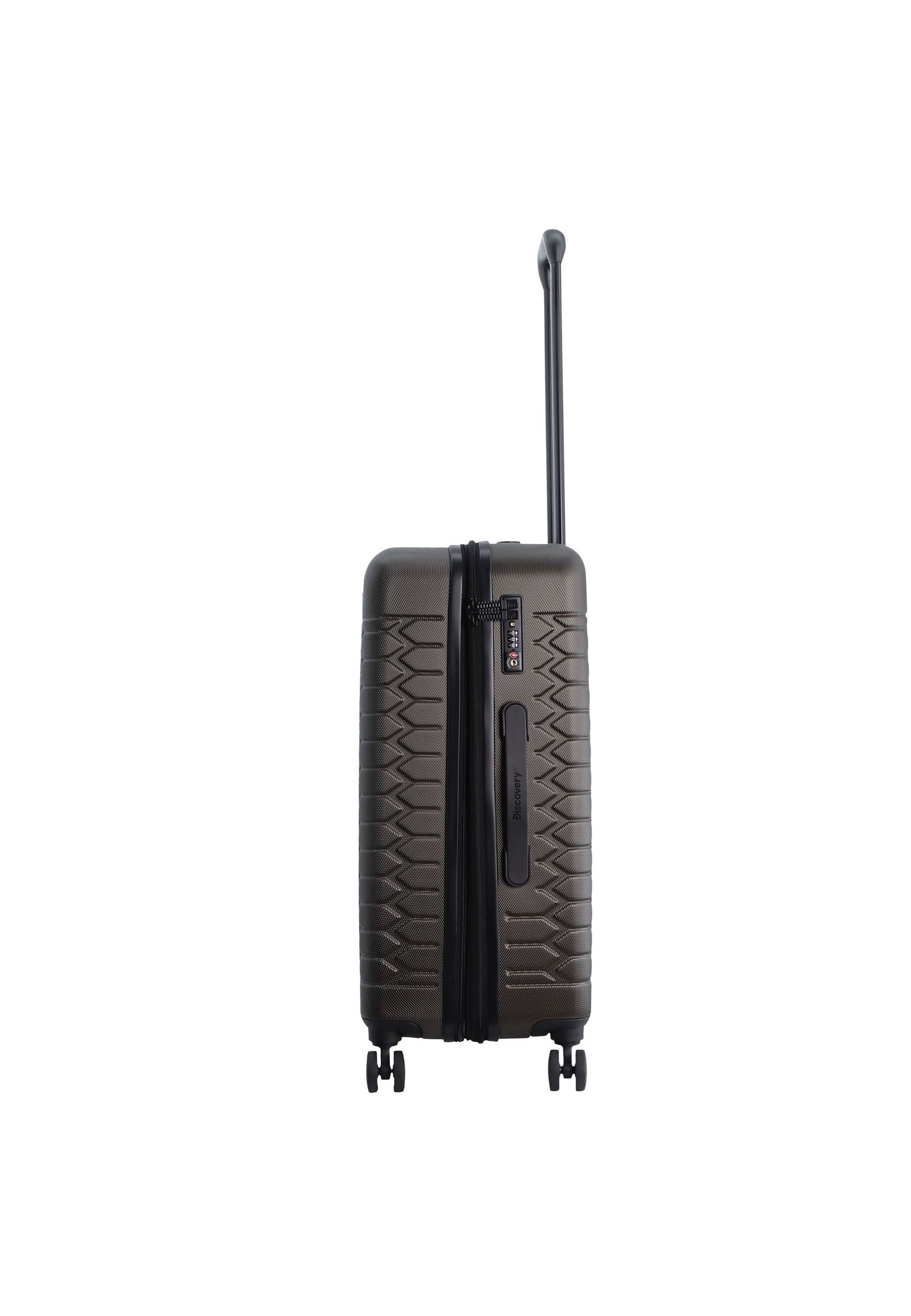 Discovery - Reptile Hartschalenkoffer / Trolley / Reisekoffer - 67 cm - (Medium) - Khaki