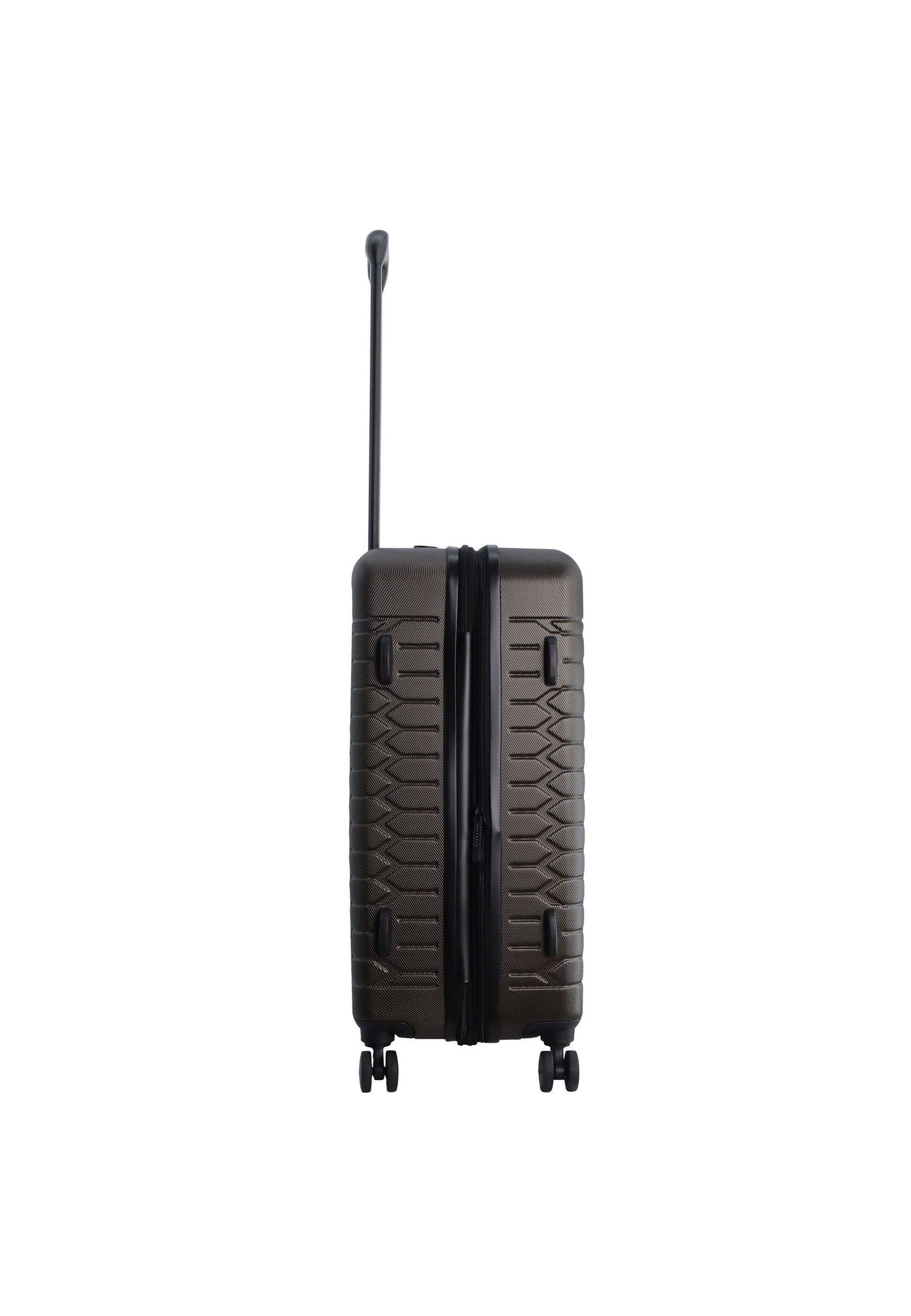 Discovery - Reptile Hartschalenkoffer / Trolley / Reisekoffer - 67 cm - (Medium) - Khaki