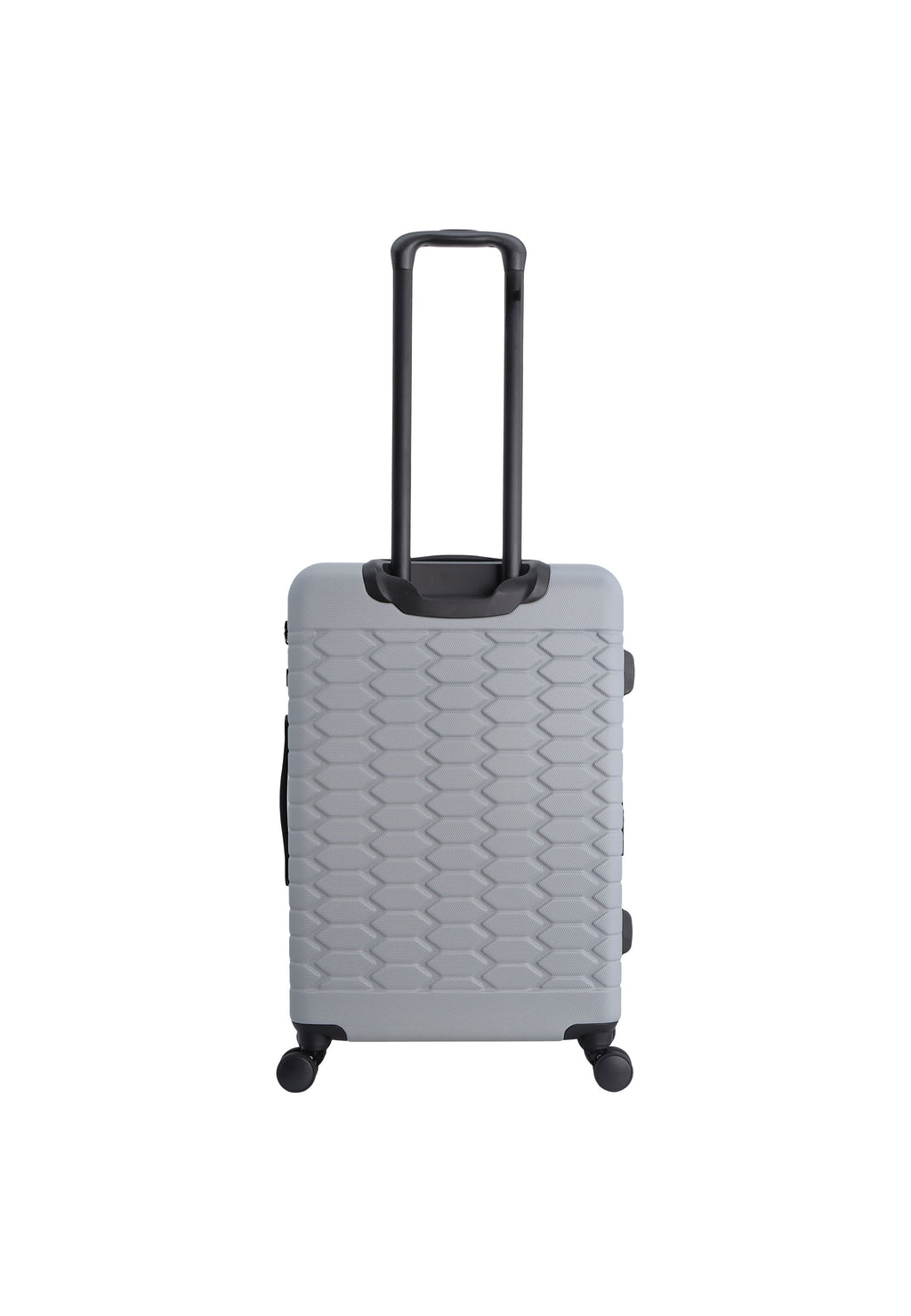 Discovery - Reptile Hartschalenkoffer / Trolley / Reisekoffer - 67 cm - (Medium) - Silber