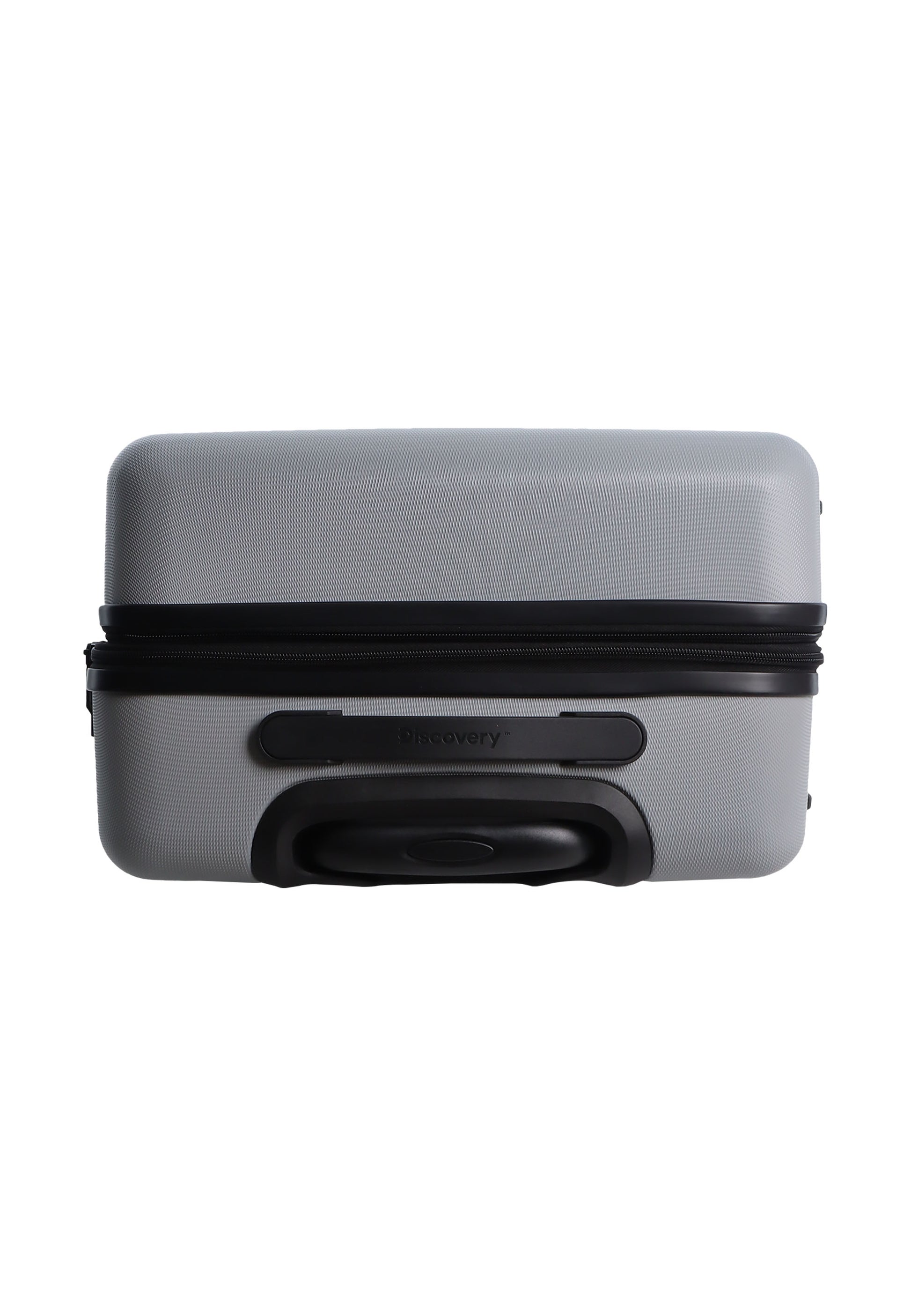 Discovery - Reptile Hartschalenkoffer / Trolley / Reisekoffer - 67 cm - (Medium) - Silber