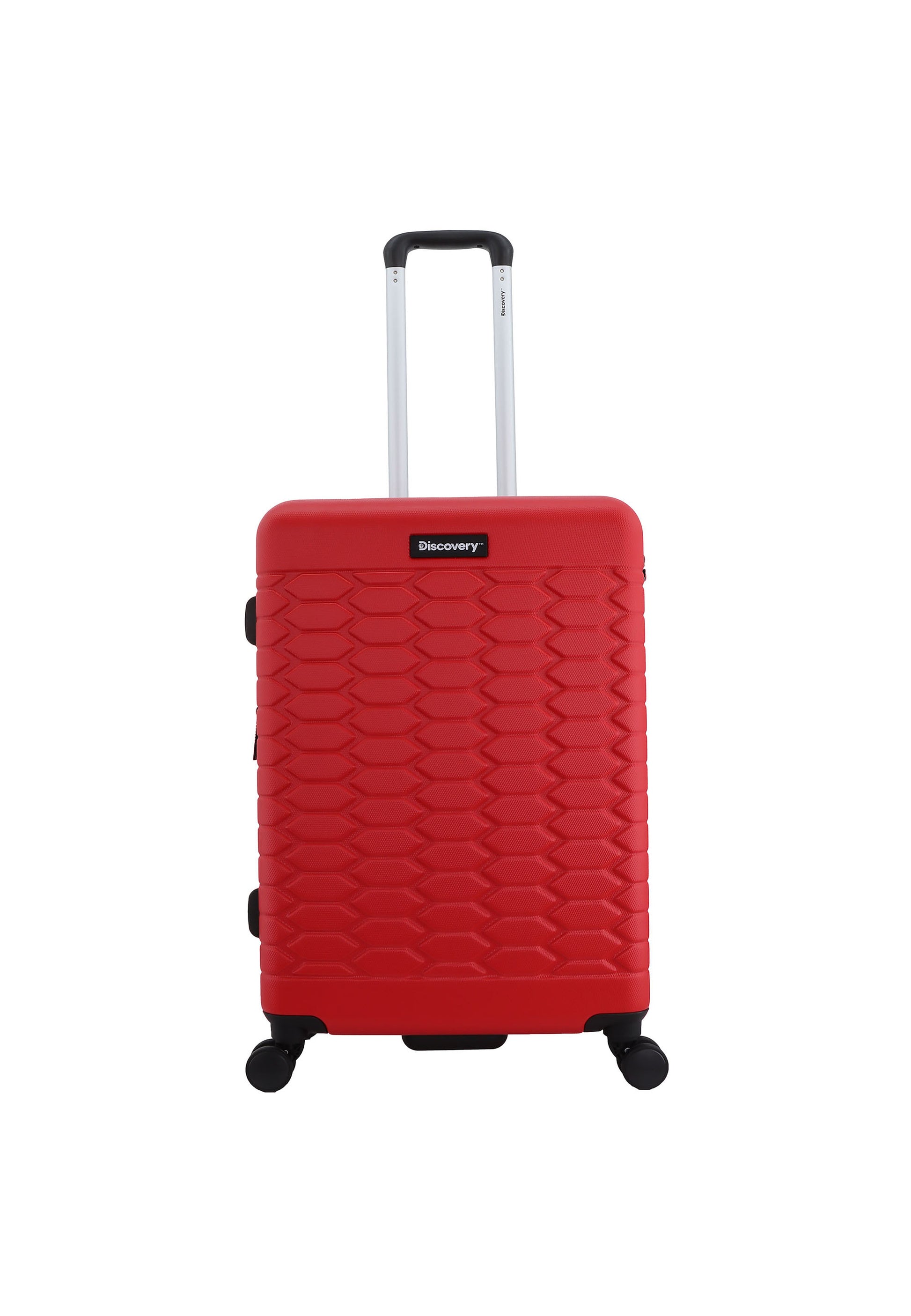Discovery - Reptile Hartschalenkoffer / Trolley / Reisekoffer - 67 cm - (Medium) - Rot