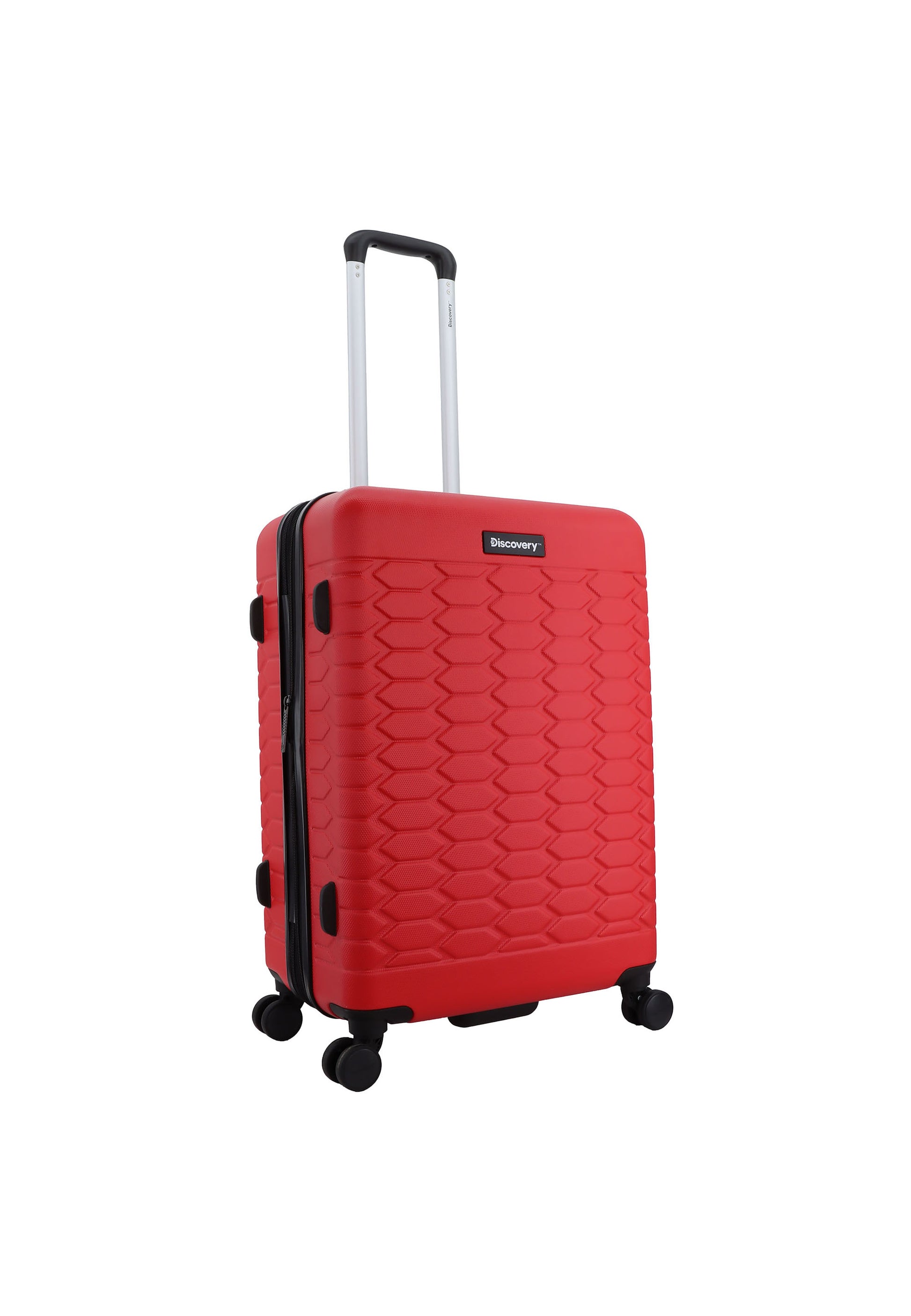 Discovery - Reptile Hartschalenkoffer / Trolley / Reisekoffer - 67 cm - (Medium) - Rot