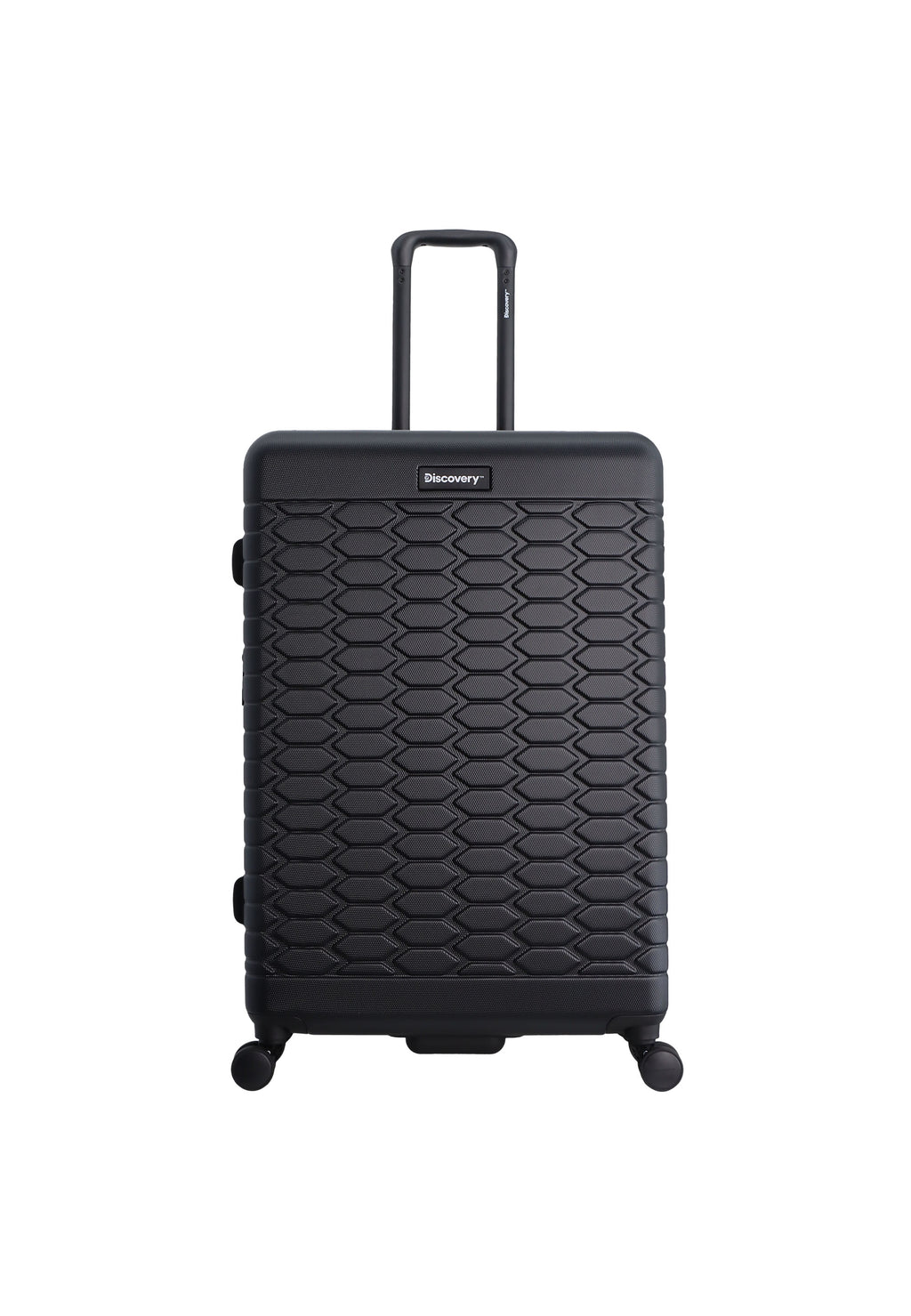 Discovery - Reptile Hartschalenkoffer / Trolley / Reisekoffer - 77 cm - (Large) - Schwarz