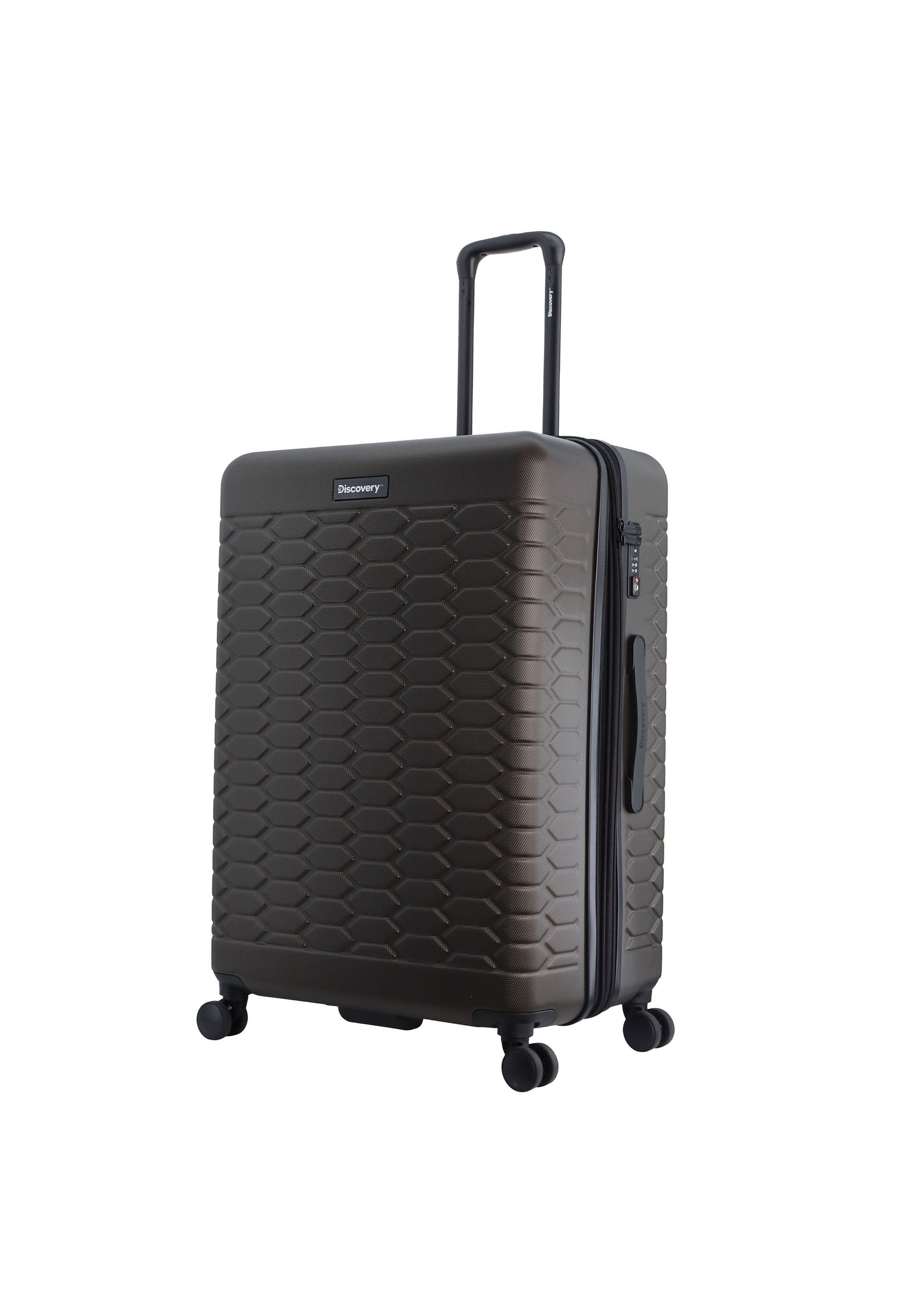 Discovery - Reptile Hartschalenkoffer / Trolley / Reisekoffer - 77 cm - (Large) - Khaki