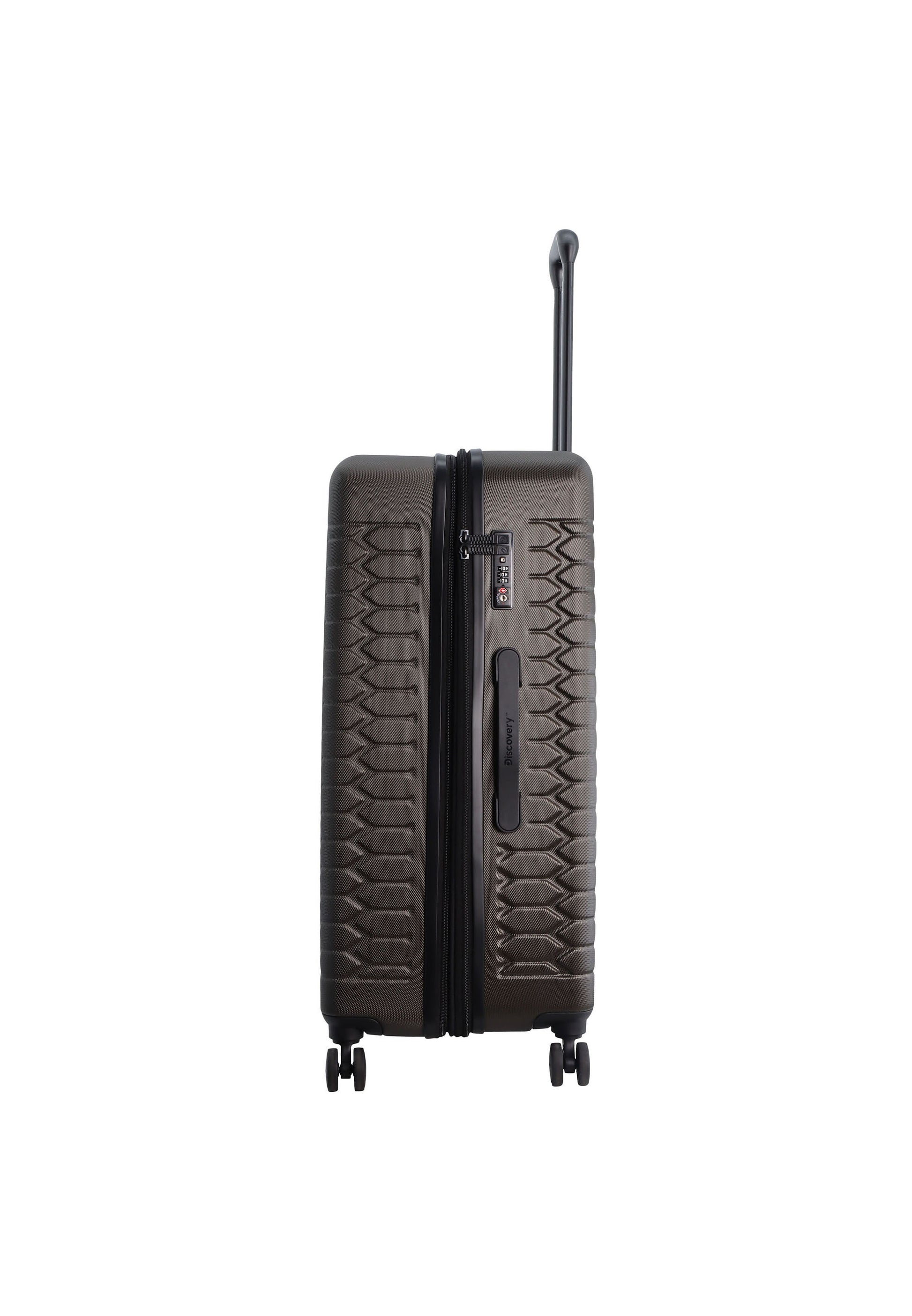Discovery - Reptile Hartschalenkoffer / Trolley / Reisekoffer - 77 cm - (Large) - Khaki