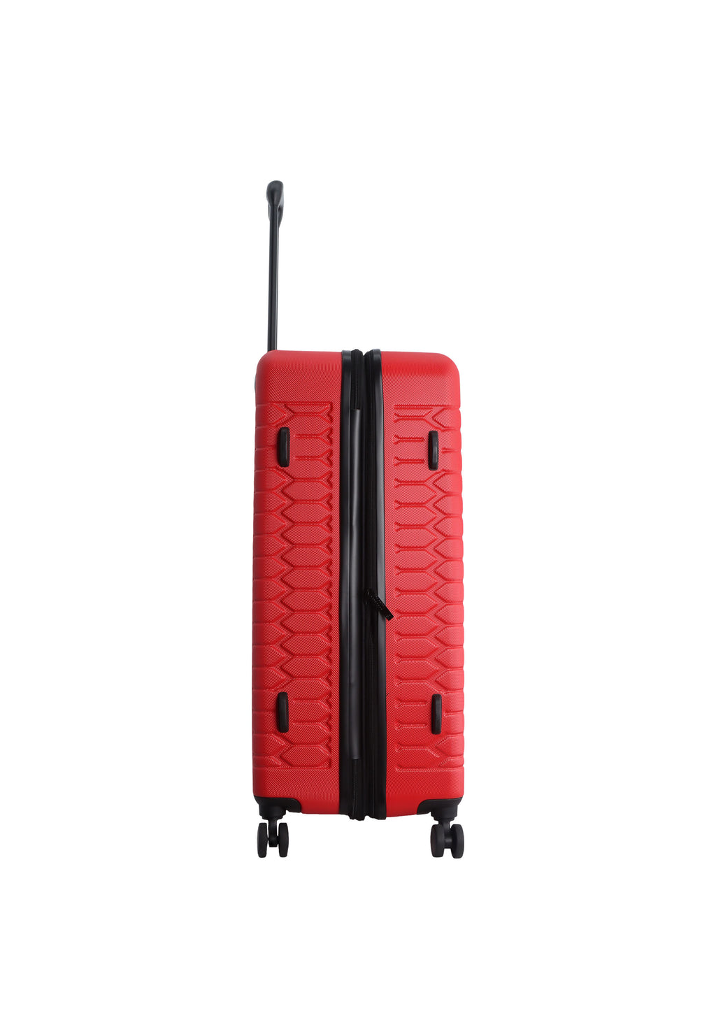 Discovery - Reptile Hartschalenkoffer / Trolley / Reisekoffer - 77 cm - (Large) - Rot