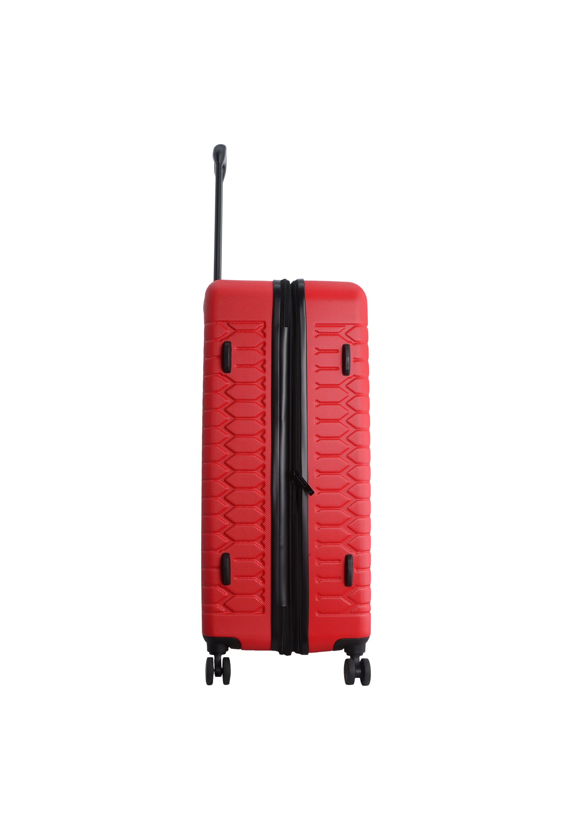 Discovery - Reptile Hartschalenkoffer / Trolley / Reisekoffer - 77 cm - (Large) - Rot