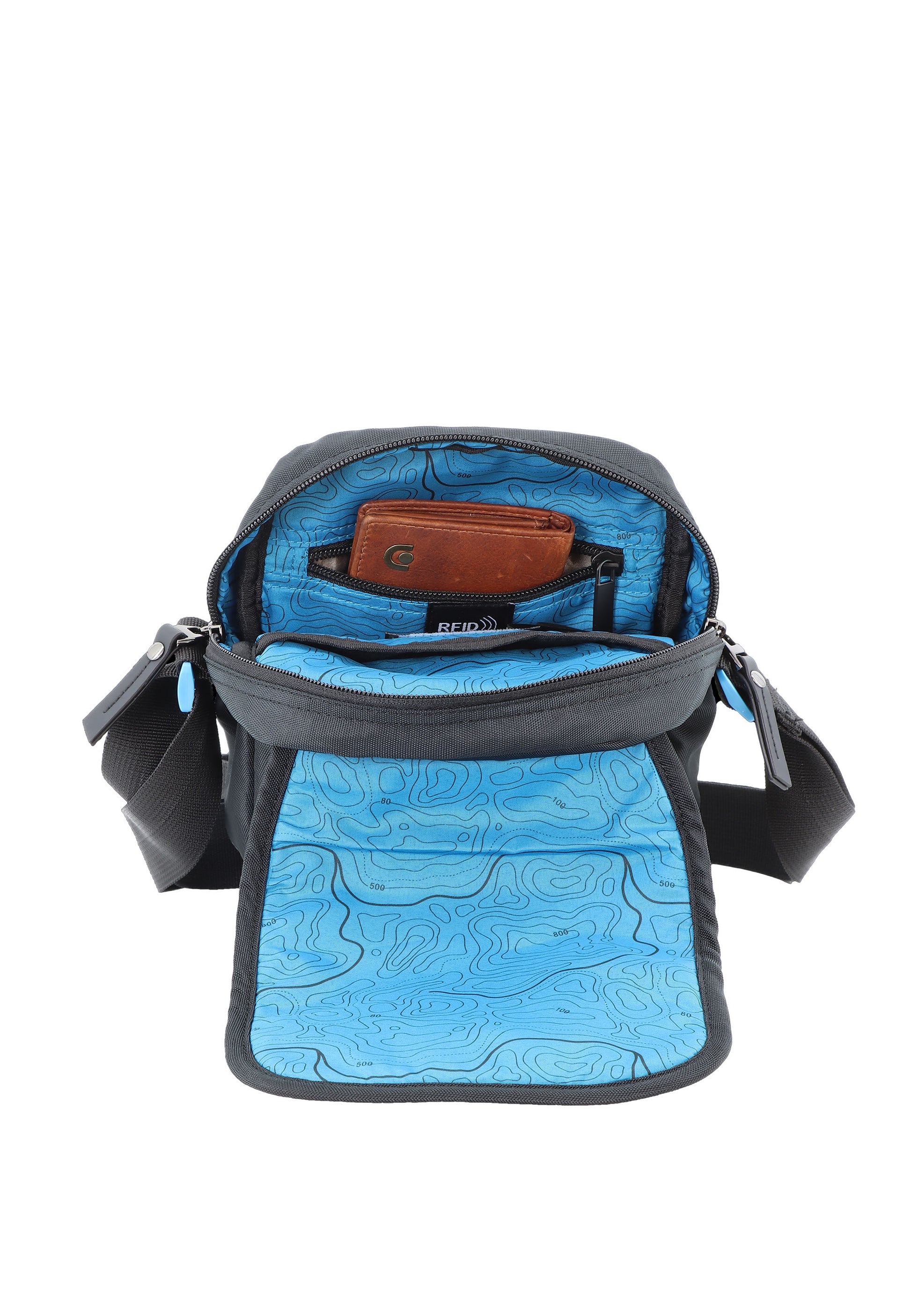 Discovery - Icon Schultertasche / Umhängetasche - 2,8L - Schwarz