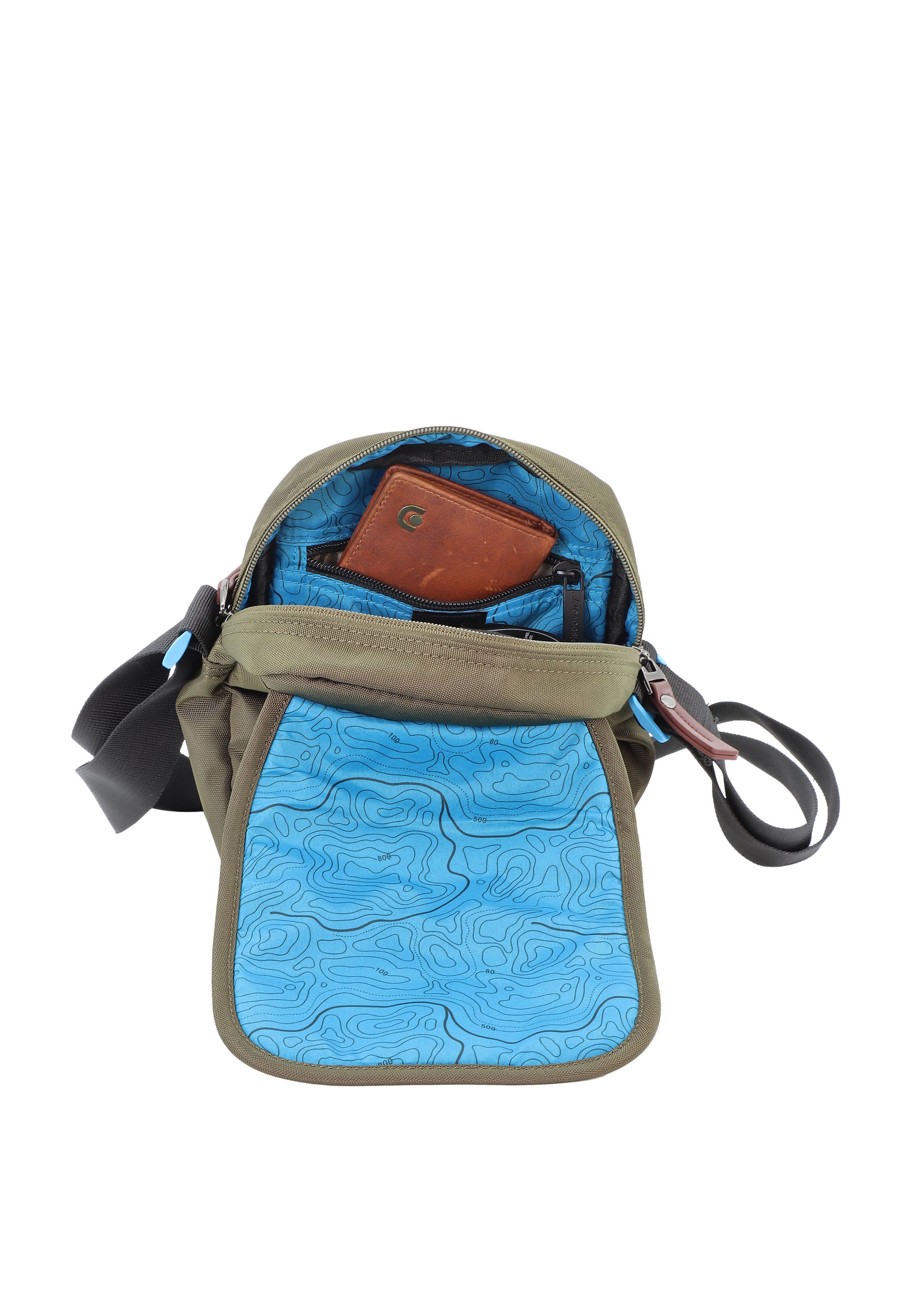 Discovery - Icon Schultertasche / Umhängetasche - 2,8L - Khaki