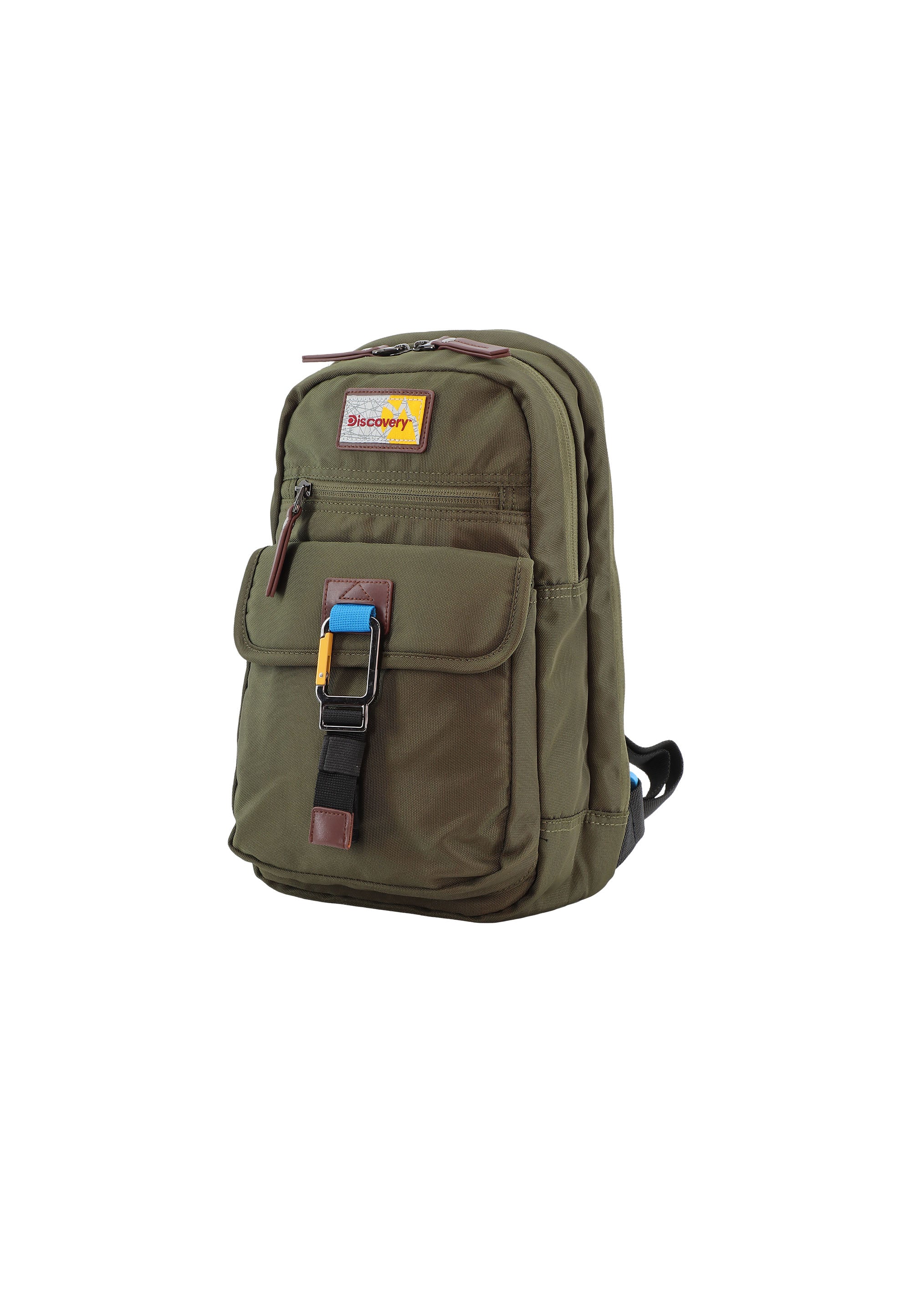Discovery Icon One Shoulder Rucksack - D00720 Khaki