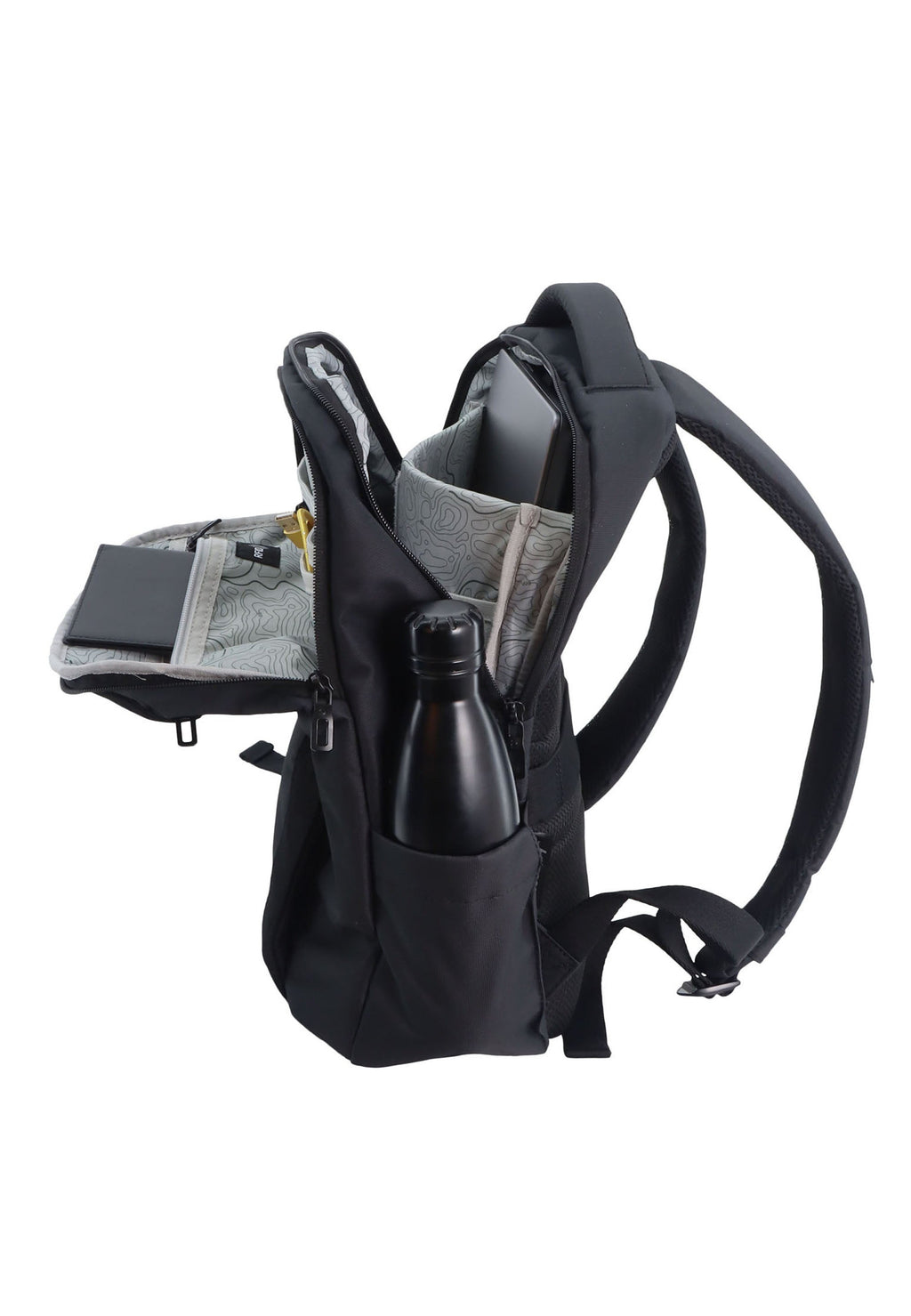 Discovery Downtown Laptop-Rucksack 14 L Schwarz – Produktansicht 9