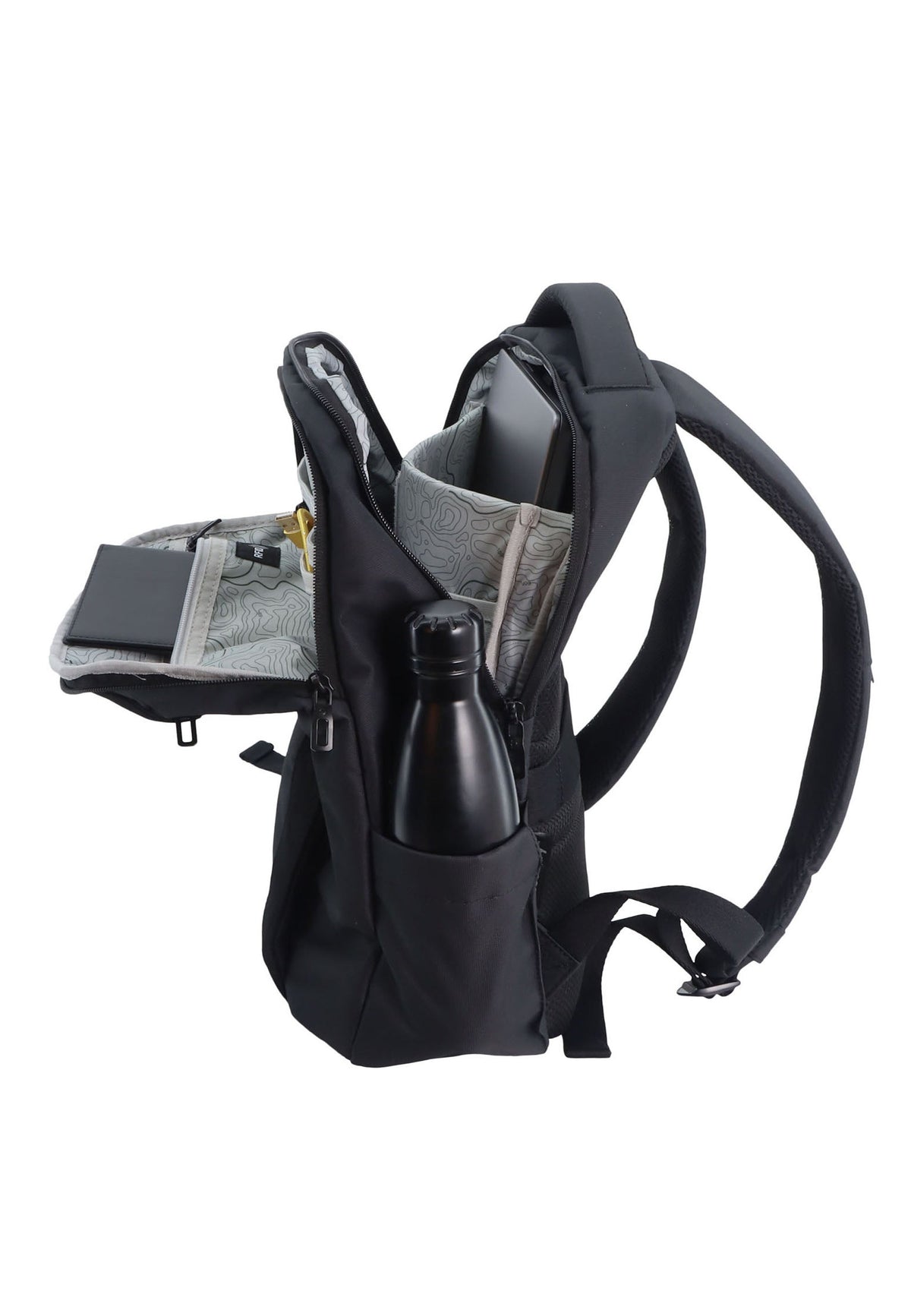 Discovery Downtown Laptop-Rucksack 14 L Schwarz – Produktansicht 9