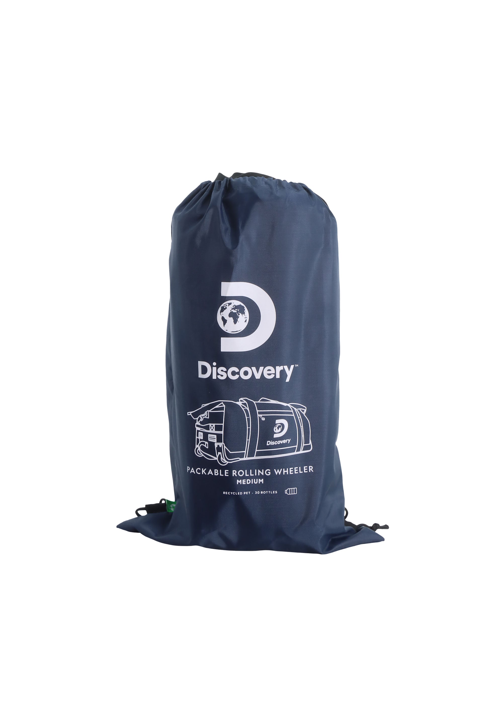 Discovery Drive 75cm  Rollentasche / Trollytasche / Reisetasche mit Rollen Blau