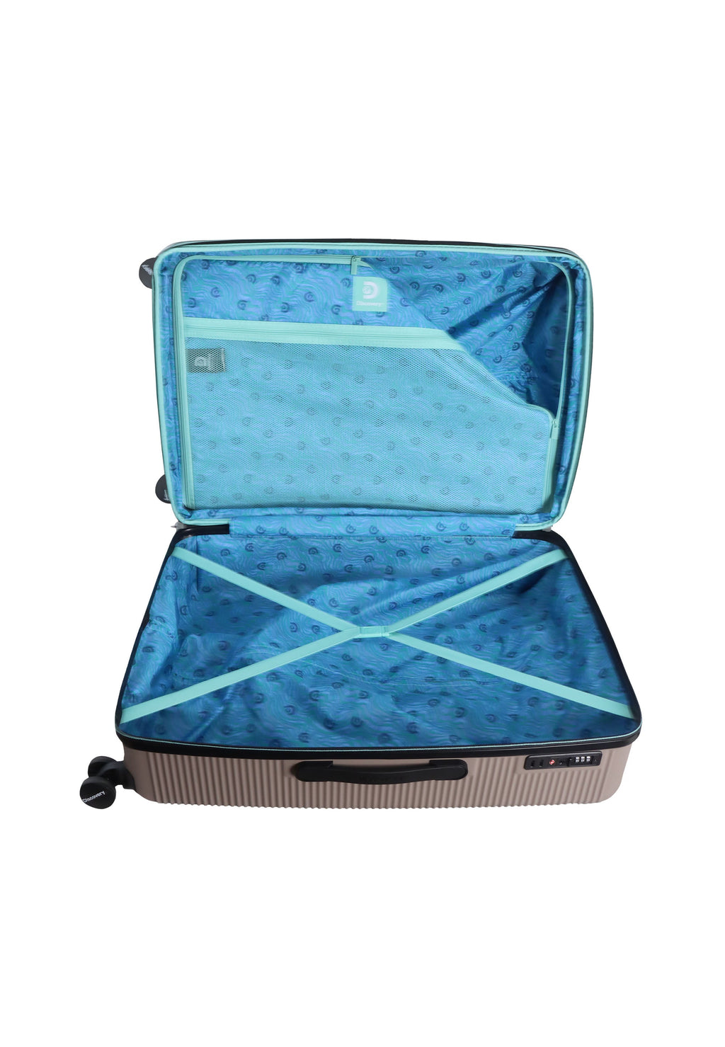 Discovery Eclipse Hartschalenkoffer set / Trolley set / Reiskoffer set - (S/M/L) Braun