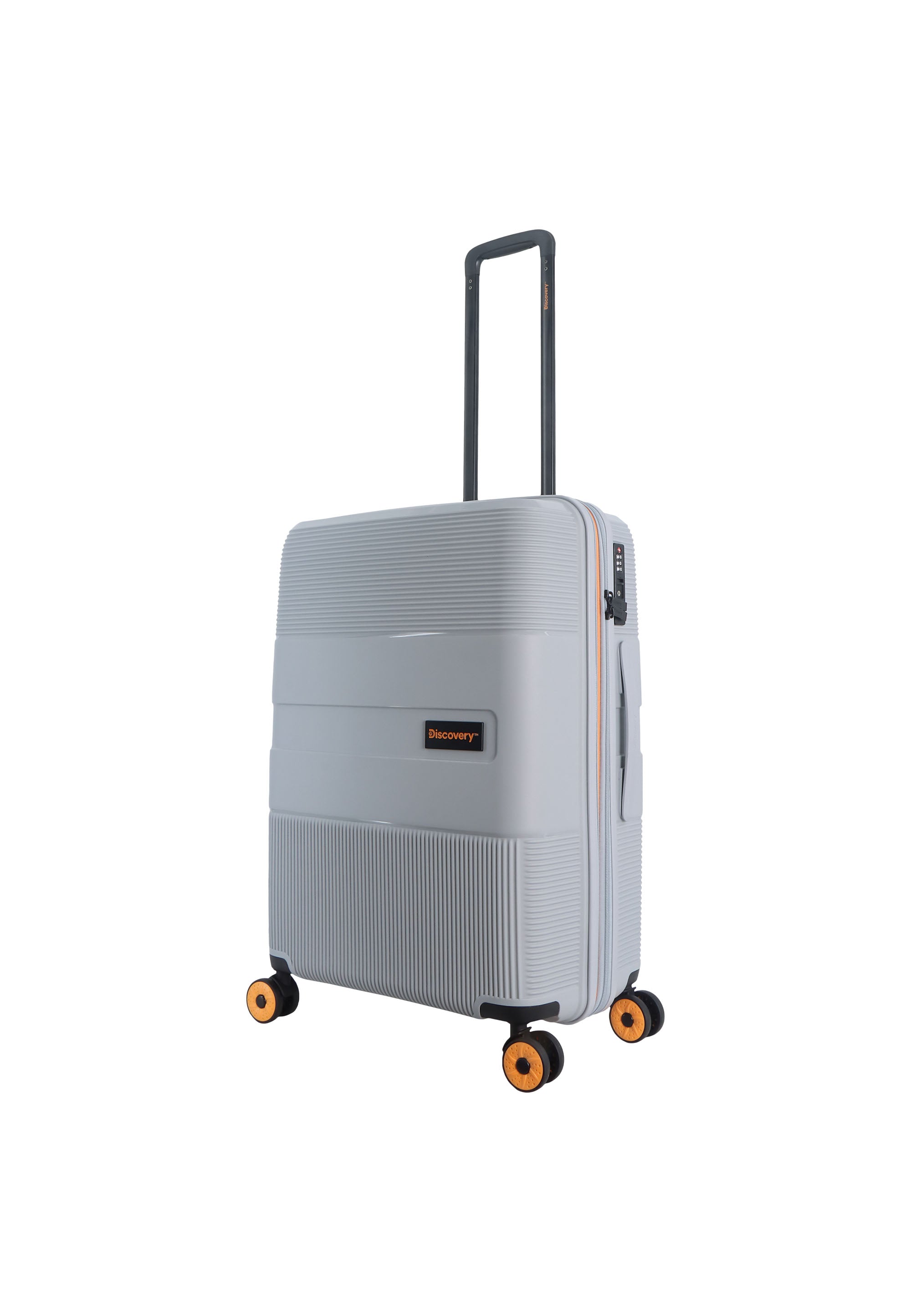 Discovery Trails Hartschalenkoffer / Trolley / Reiskoffer - (Medium) Silver