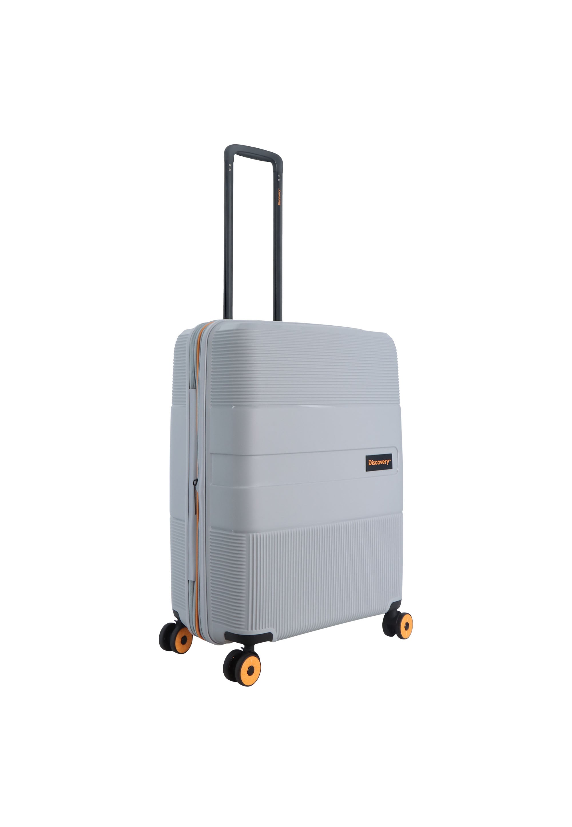 Discovery Trails Hartschalenkoffer / Trolley / Reiskoffer - (Medium) Silver